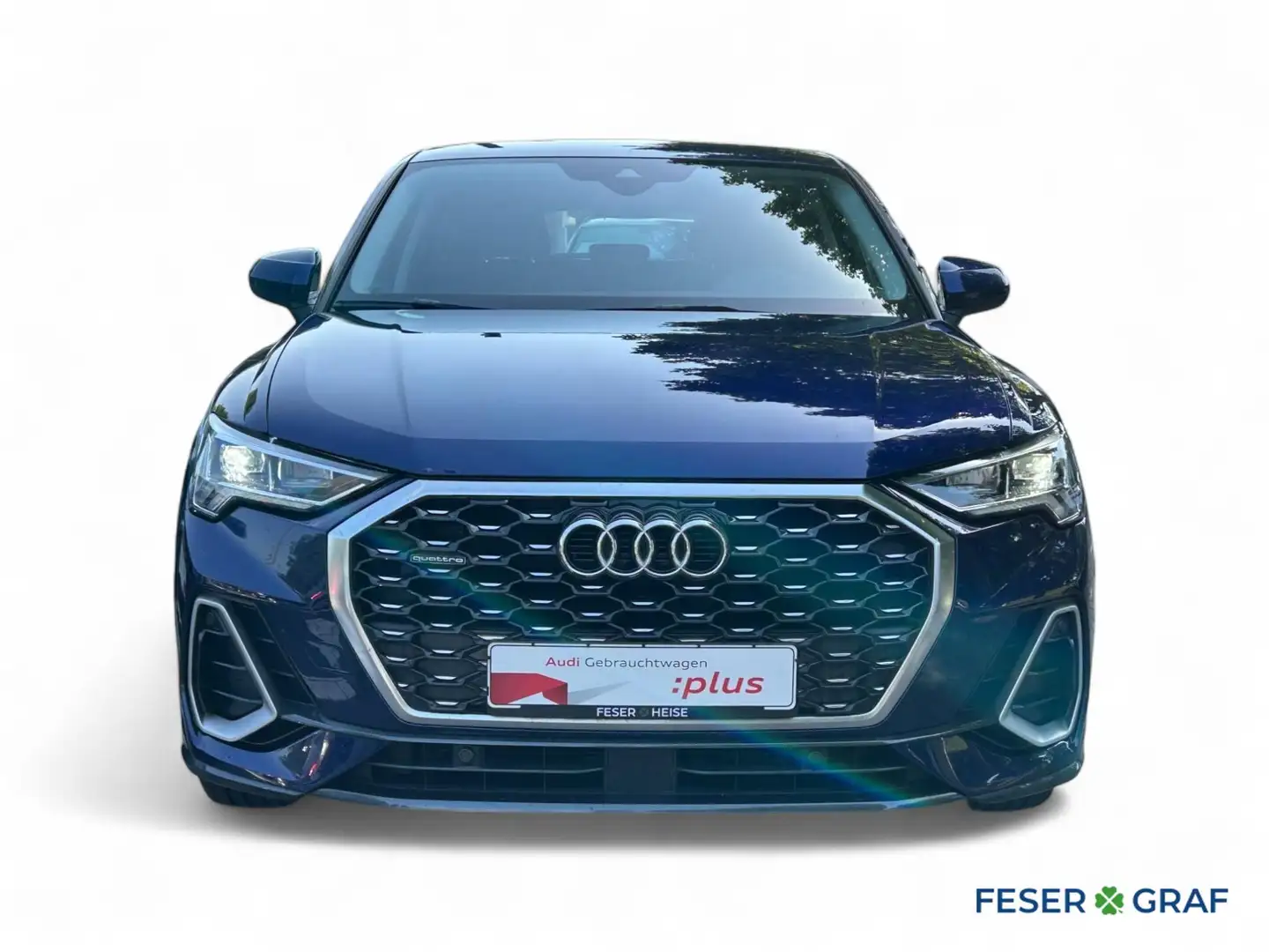 Audi Q3 Sportback 35TDI quattro S line LED/SHZ/Kamera/CarP Blauw - 2