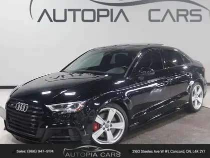 Black 2018 Audi S3 Sedan Automatic