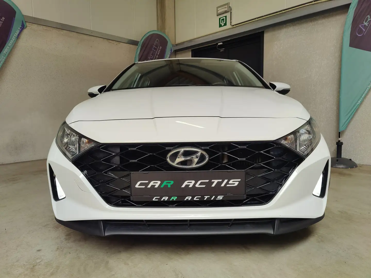 Hyundai i20 1.0T-GDi Twist DCT - APP - CAMERA - CLIM - REG.VIT Blanc - 2