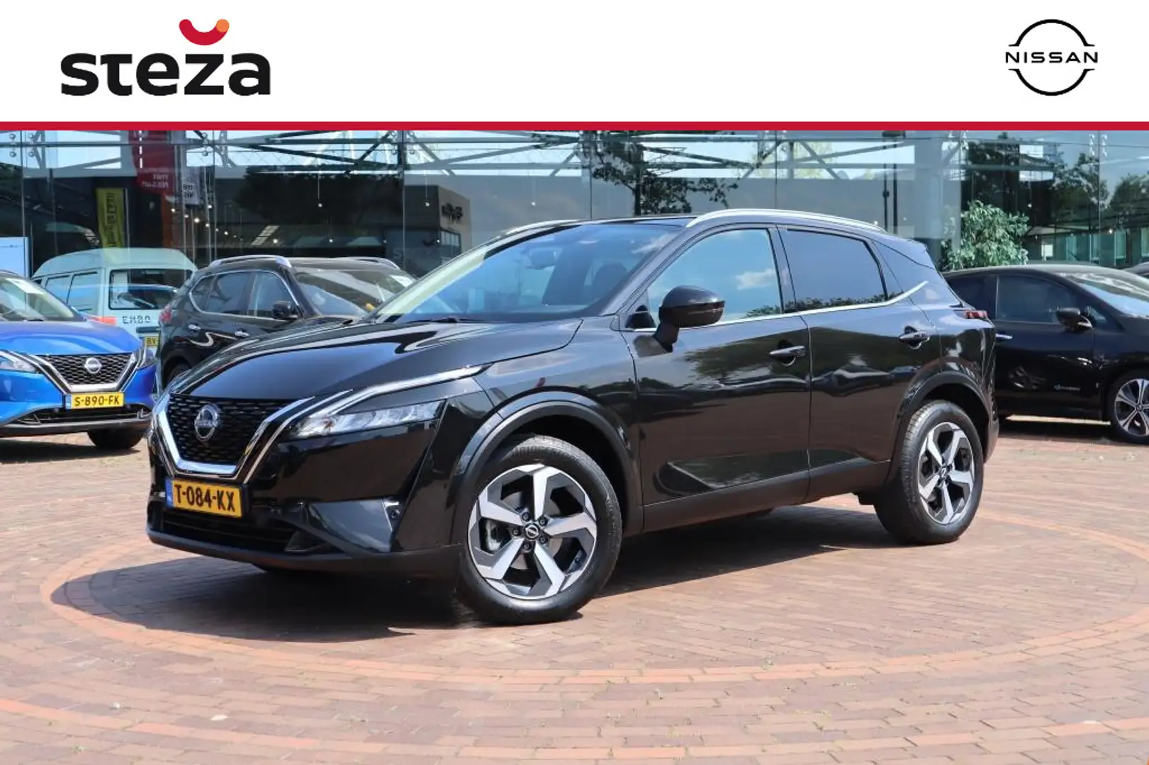Nissan Qashqai 1.3 MHEV X-tronic N-Connecta | AUTOMAAT | 360 Came Zwart - 1