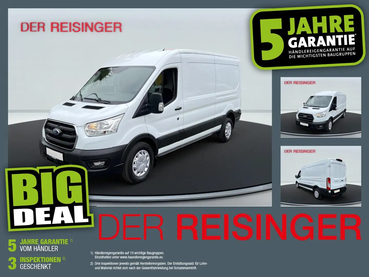 Ford Transit Kasten L3H2 350 Trend Blanc - 1