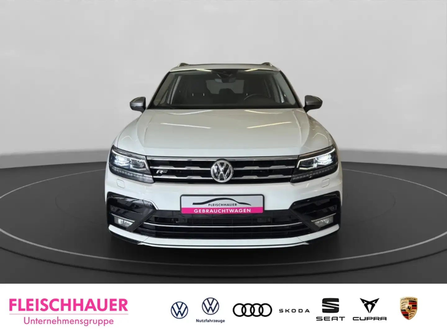 Volkswagen Tiguan Allspace Highline 2.0 TDI 4M Navi+AHK+Pano Weiß - 2