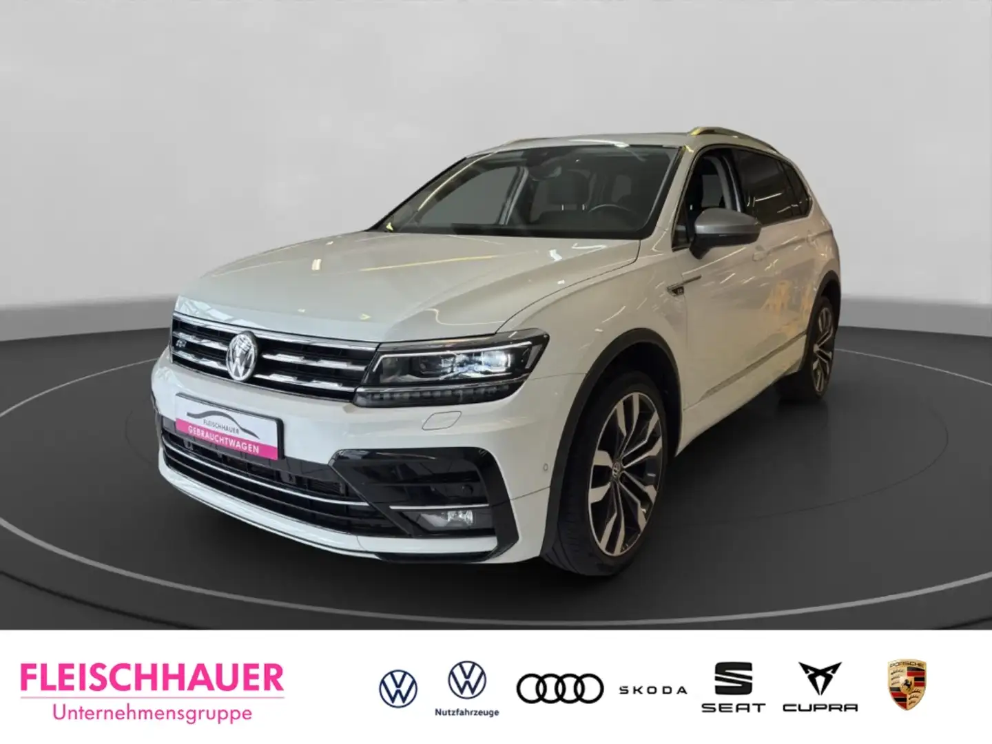 Volkswagen Tiguan Allspace Highline 2.0 TDI 4M Navi+AHK+Pano Weiß - 1