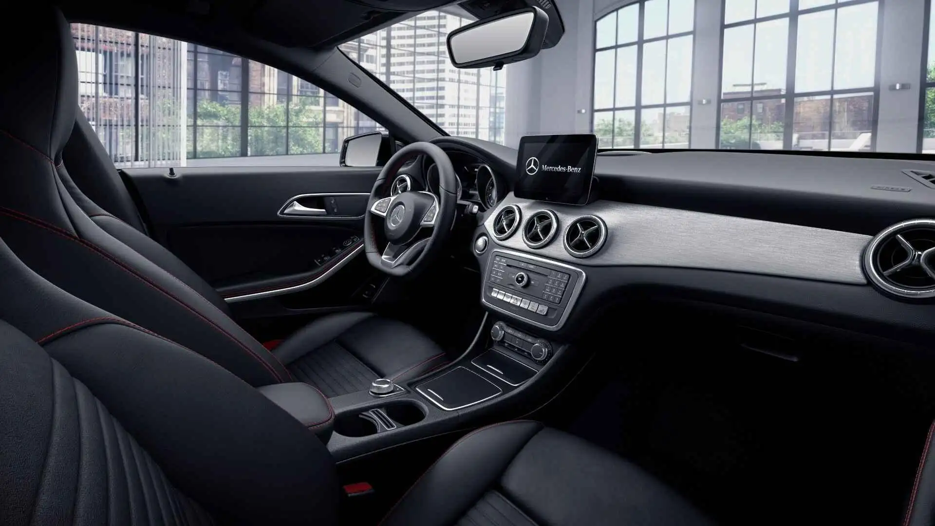 Mercedes-Benz CLA 180 Coupé AMG Line Trekhaak | Verwarmde Zetels | Navig Schwarz - 2