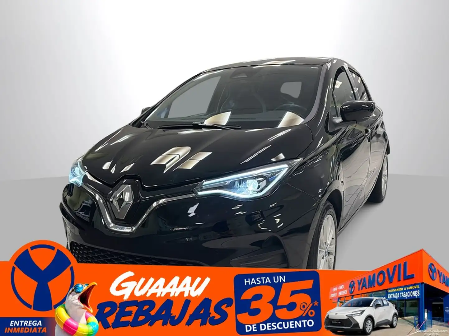 Renault ZOE Intens 50 R135 100kW Negro - 1
