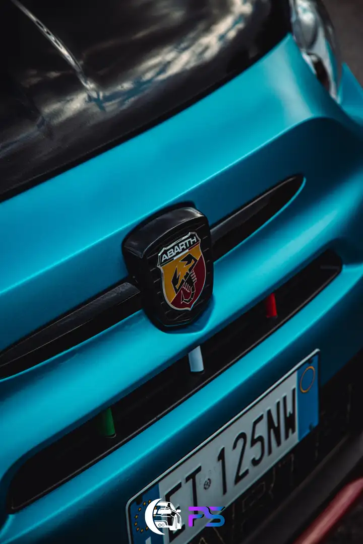 Abarth 595 Competizione Impianto frenante 330/carbonio/Sabelt alcantara Niebieski - 2
