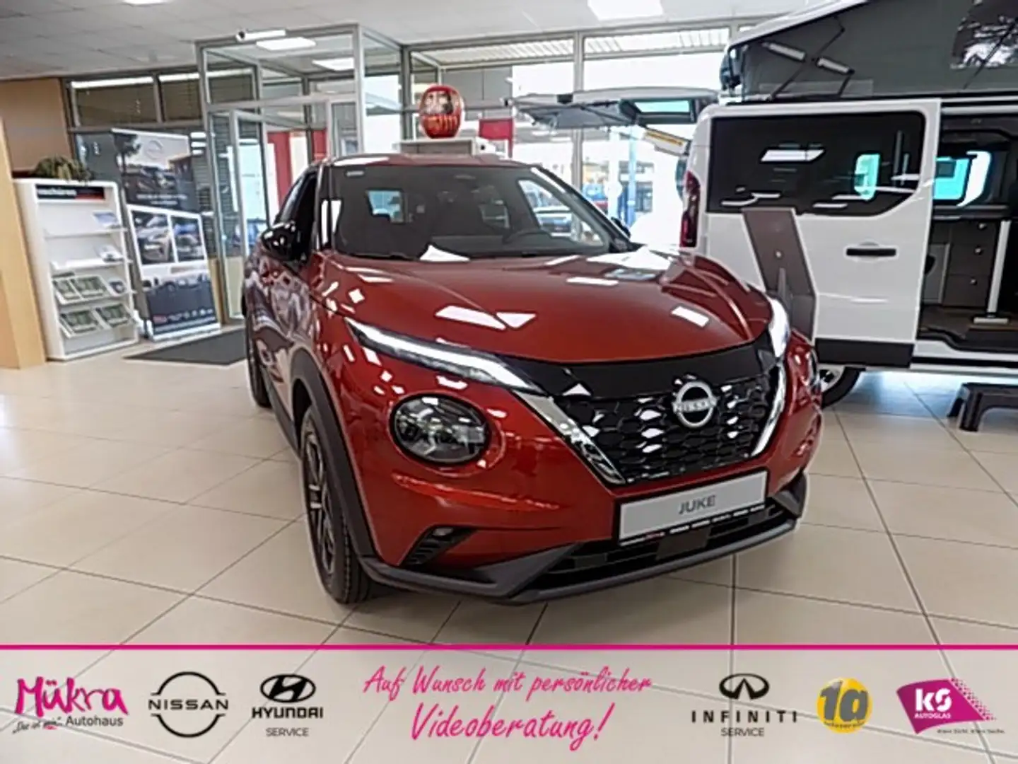 Nissan Juke N-Connecta 1.6 Hybrid 4AM 143 PS Winterpaket Rouge - 1