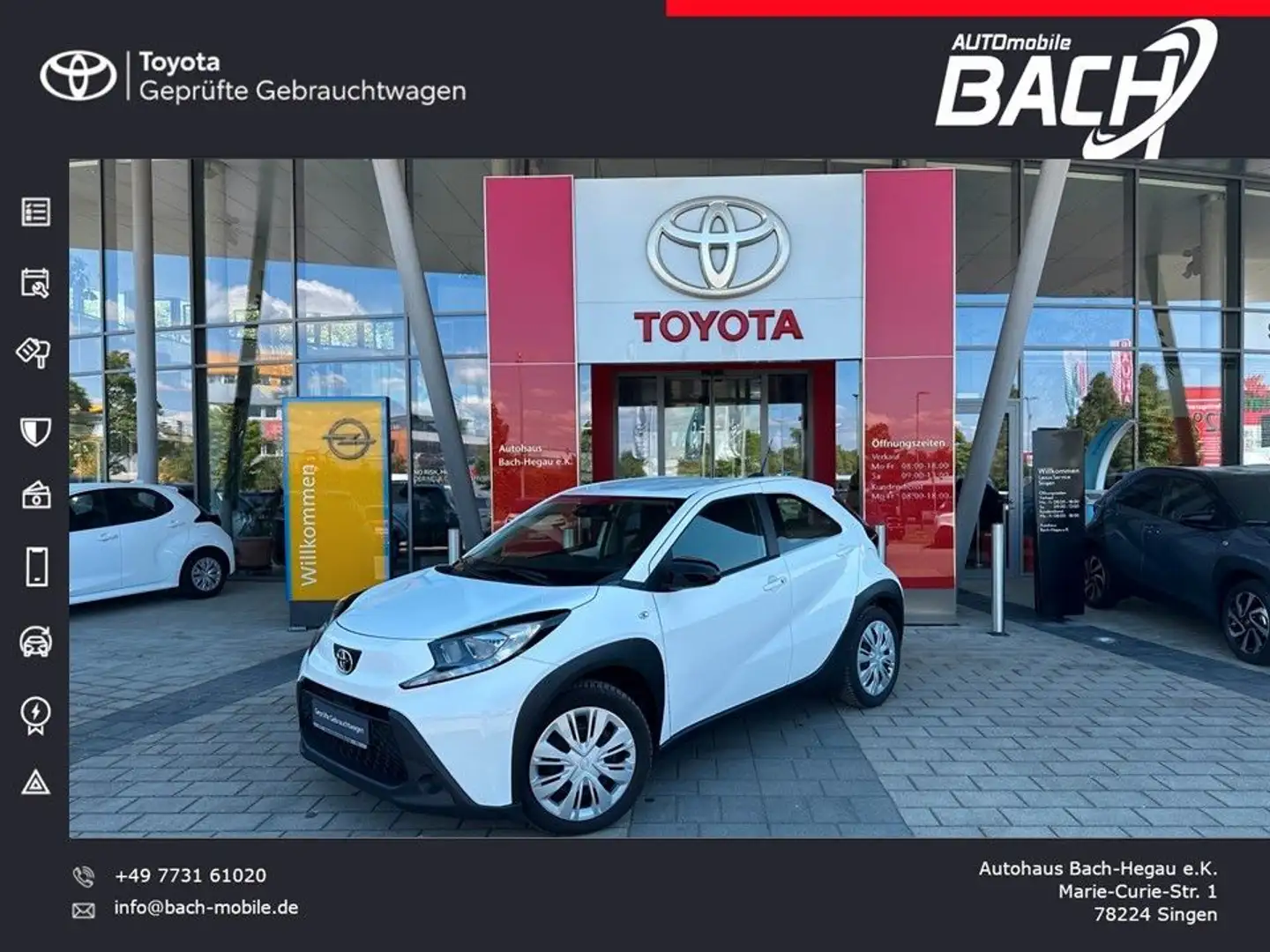 Toyota Aygo X Play, SITZ-HZG, LED, KEYLESS, KAMERA Білий - 1