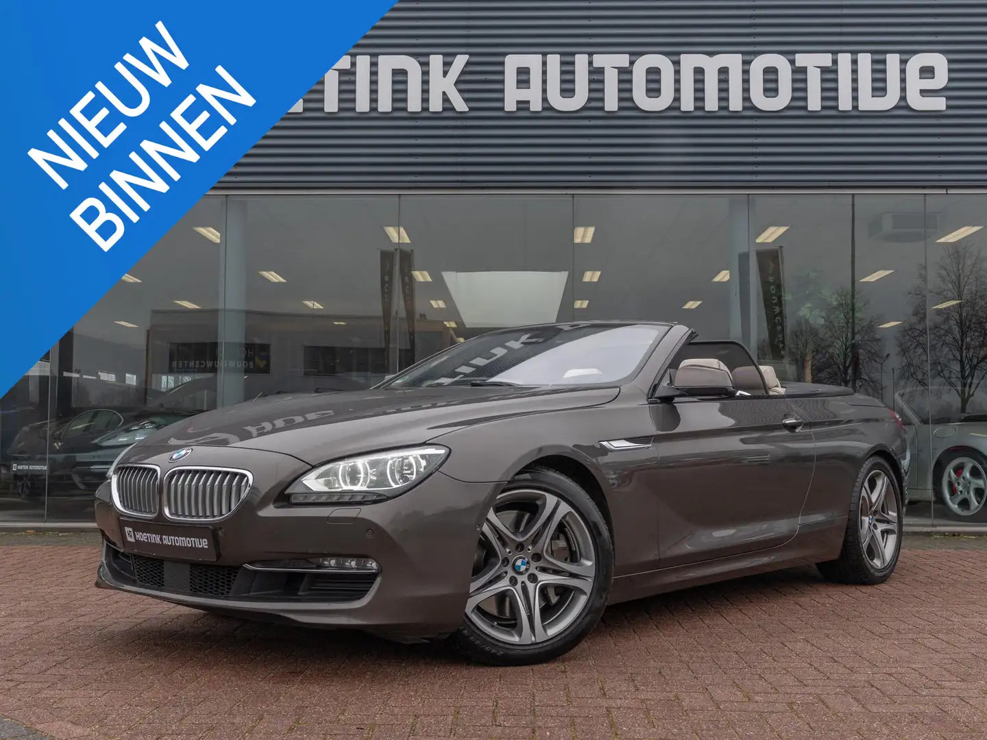BMW 650 6-serie Cabrio 650xi | Hud | Soft-close | Stoelver Brun - 1