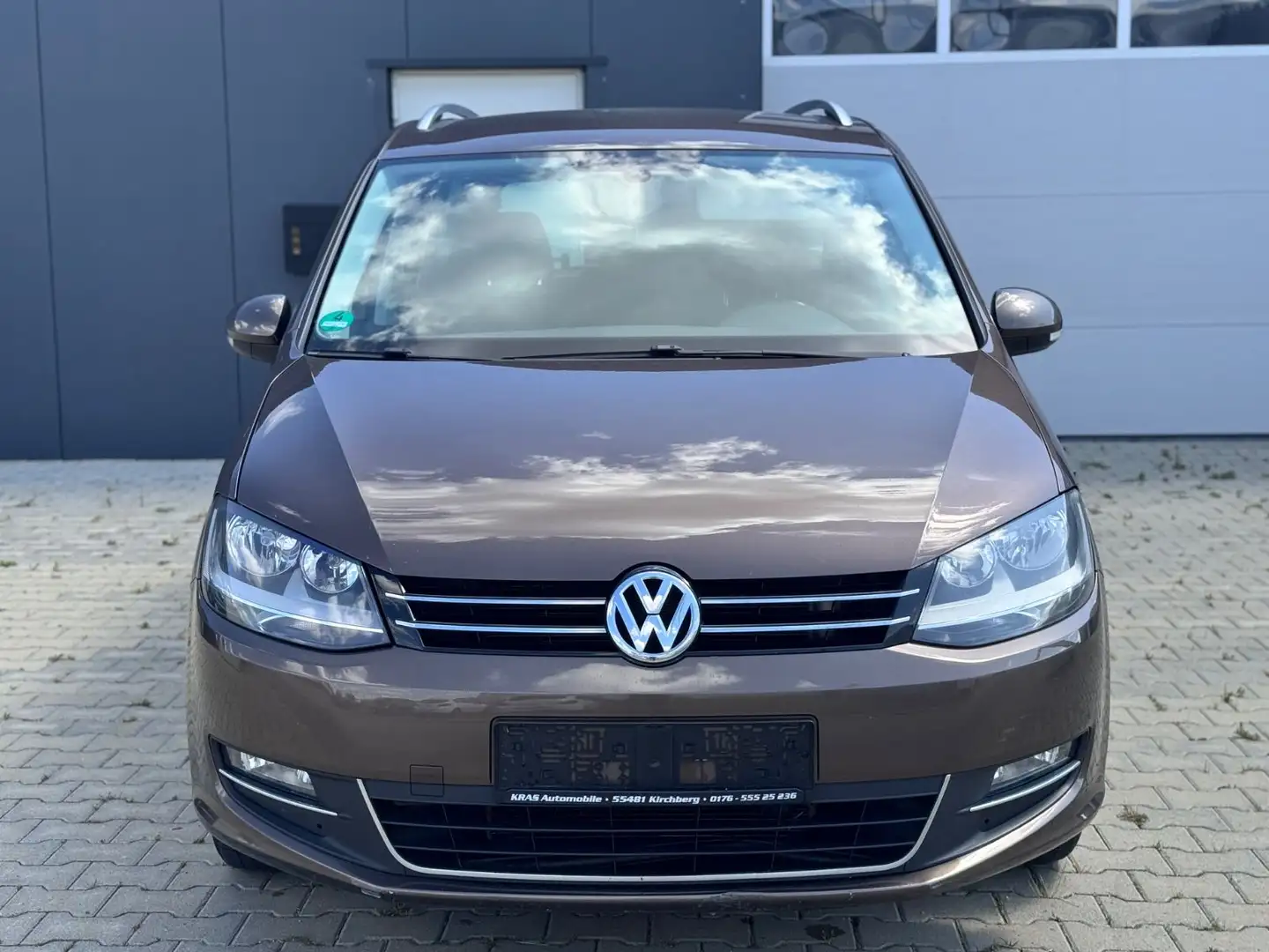 Volkswagen Sharan Highline BMT+Navi+Teilleder+7.SITZER Brun - 2