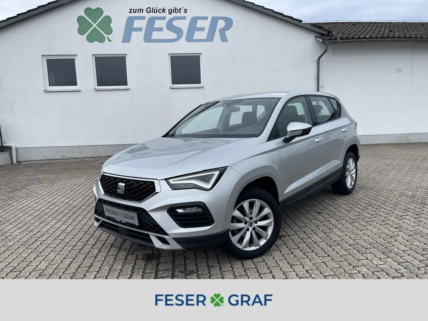 SEAT Ateca Style 1.5 TSI AHK LED NAVI SHZ+LHZ Silber - 1