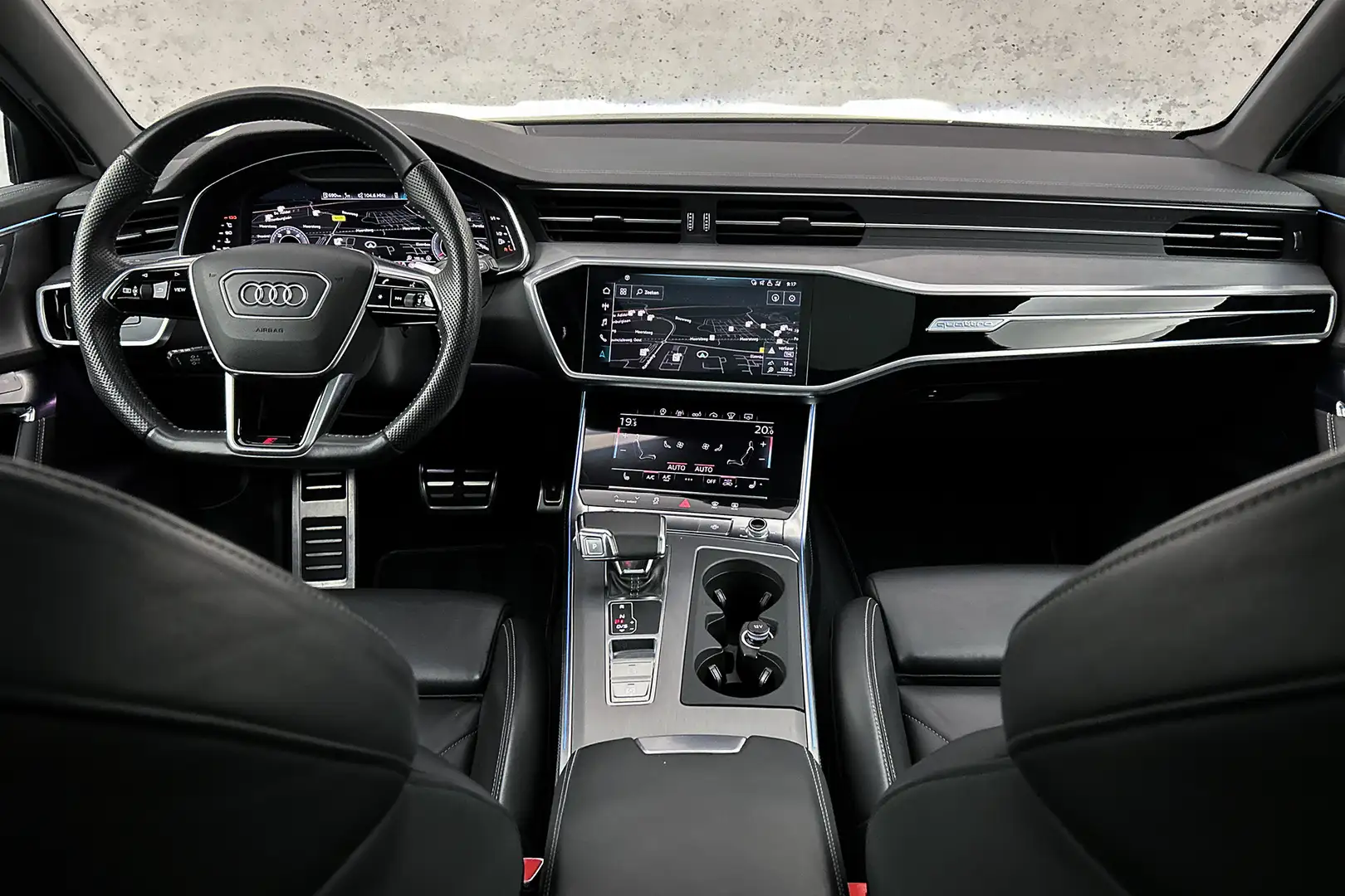 Audi A6 Avant 50 TDI quattro S-line | Leder | Panoramadak Schwarz - 2