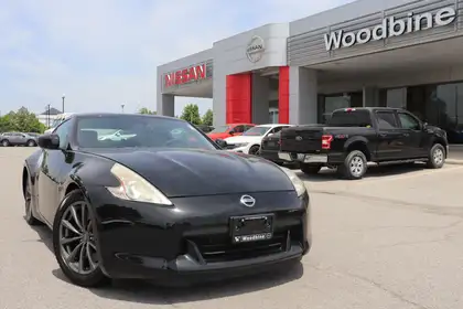 Black 2010 Nissan 370Z Touring Coupe Rear-Wheel Drive 7-Speed Automatic