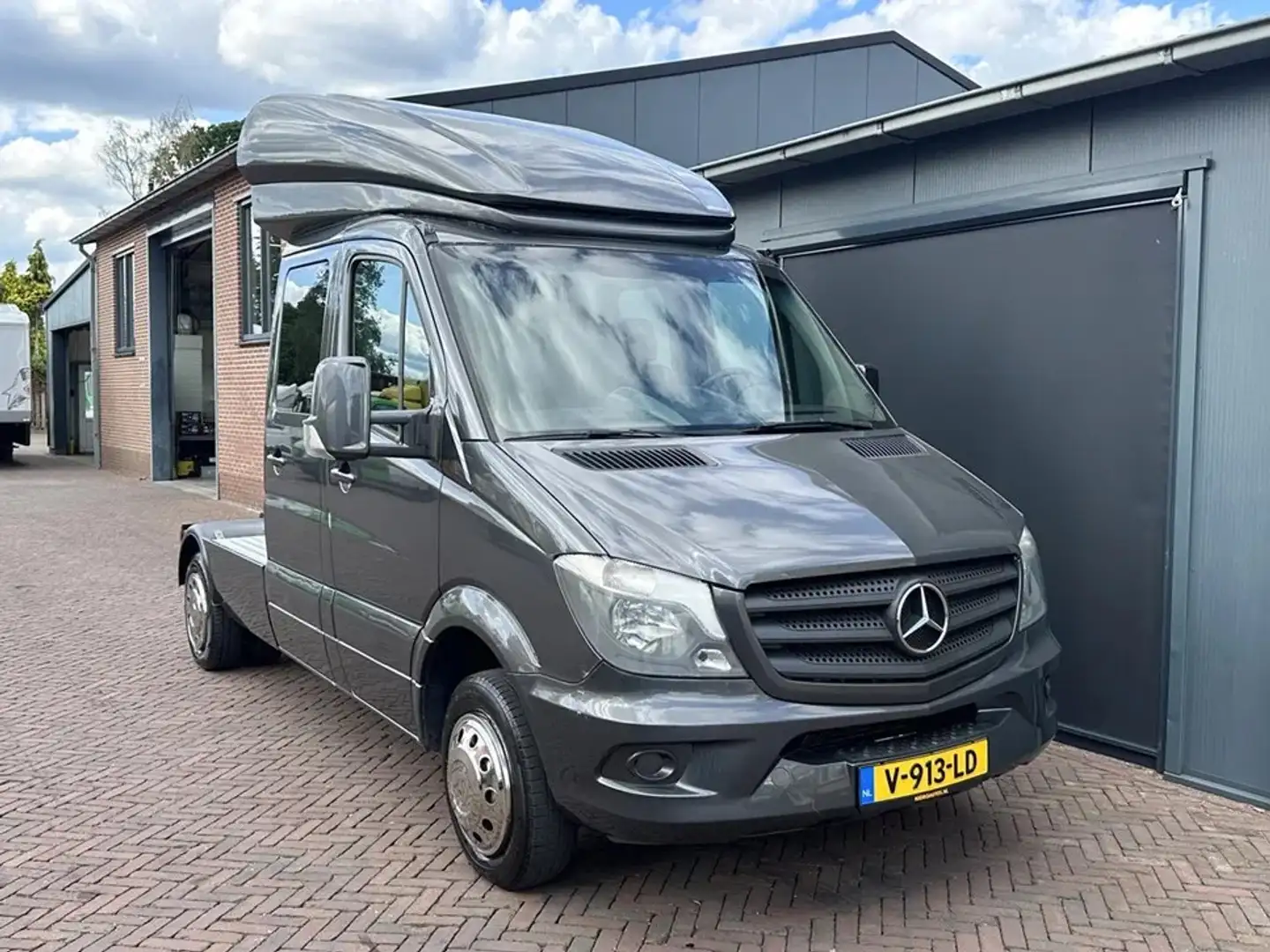 Mercedes-Benz Sprinter Be Trekker 518 Aut. Dubbel Cabine Luchtvering Airc Gris - 1