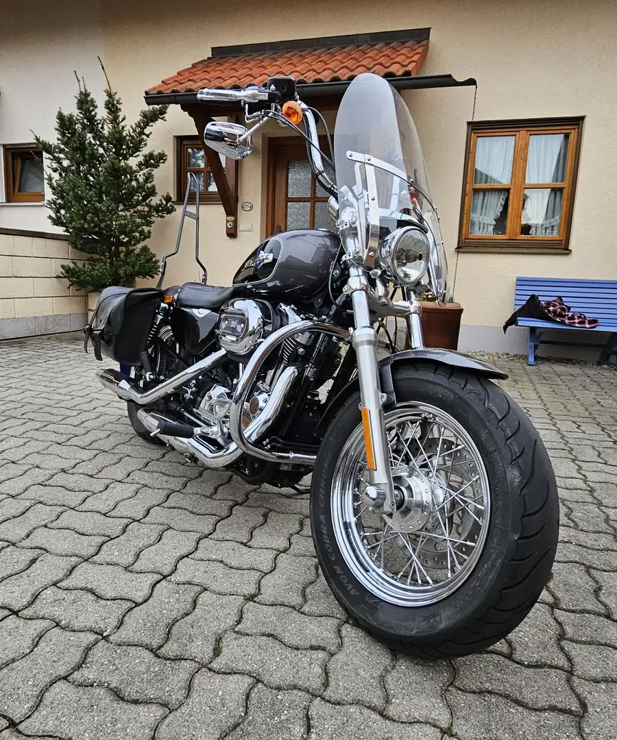 Harley-Davidson Sportster 1200 Sportster XL 1200C Custom vorverlegte Fußrasten Szürke - 2