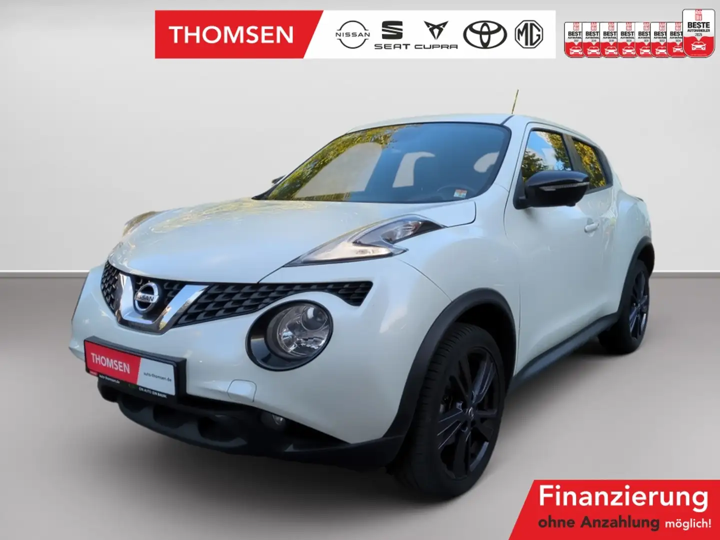 Nissan Juke 1.2 DIG-T N-Vision Navi+360+Kam.+SHZ+KlimaA Blanc - 1