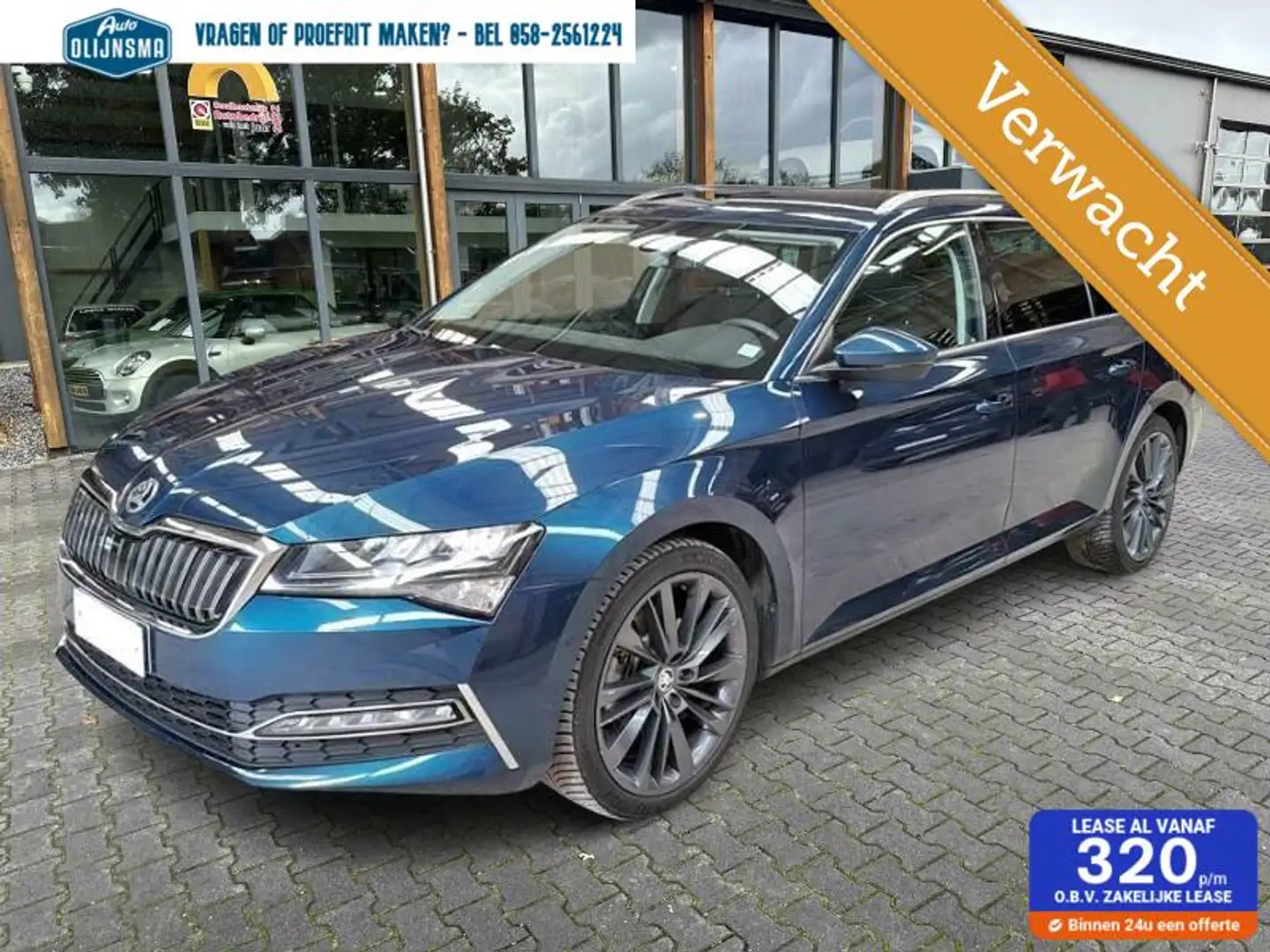 Skoda Superb Combi Hybride TSI ACT Business Edition|ACC|Stoelve Blauw - 1