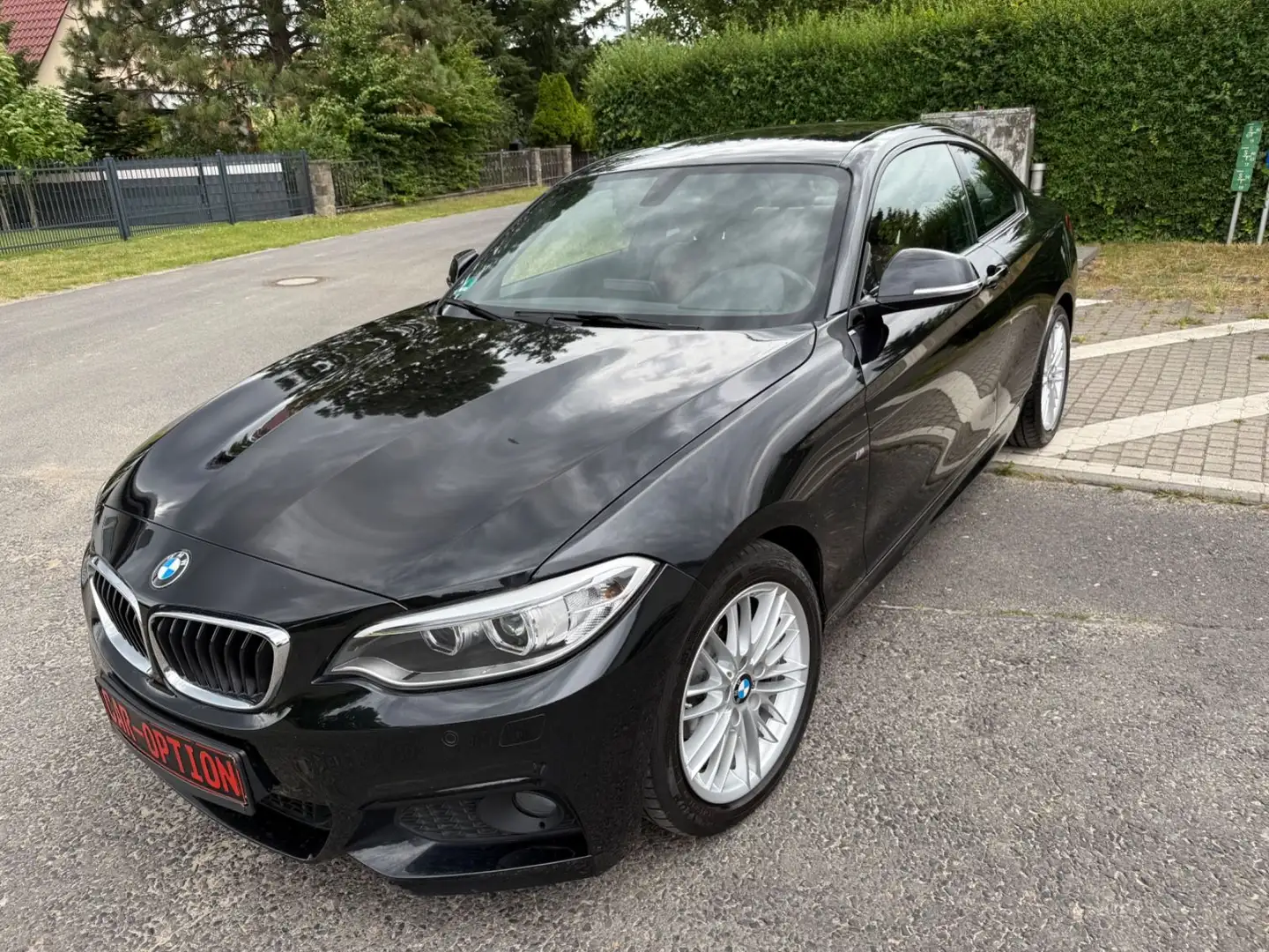 BMW 218 d Coupe 218 d M- Sport/Leder/Automatik/Navi Schwarz - 1