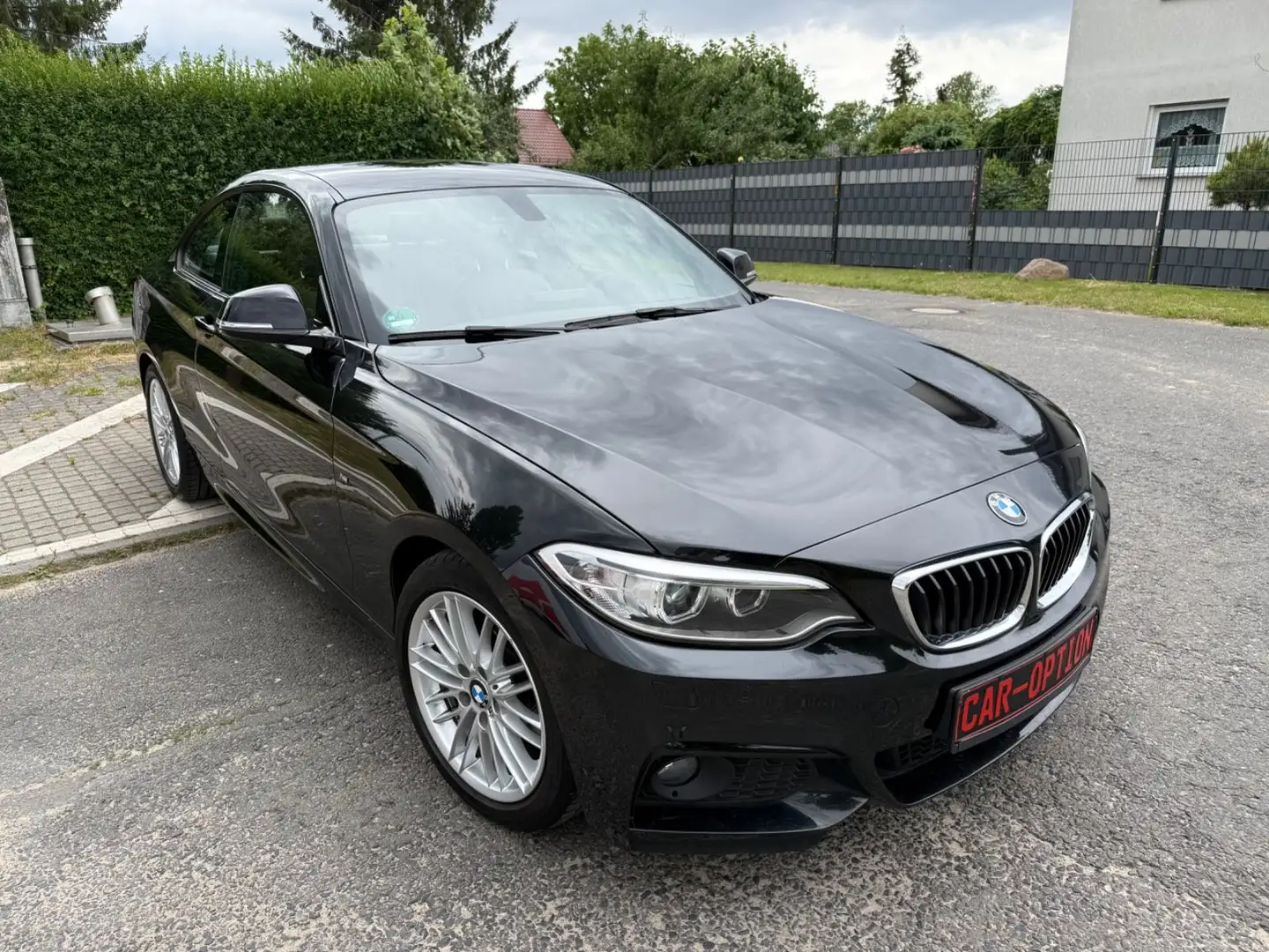 BMW 218 d Coupe 218 d M- Sport/Leder/Automatik/Navi Schwarz - 2