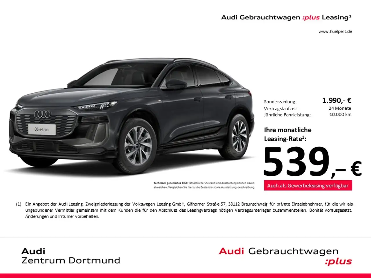Audi Q6 SUV e-tron Sportback quattro S LINE B&O AHK ACC, миниатюра 2