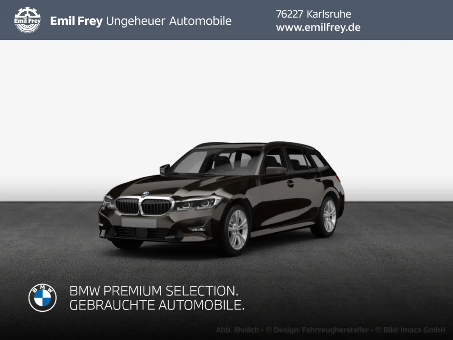 BMW 320 e Touring Aut., SHZ, Sportsitze Schwarz - 1