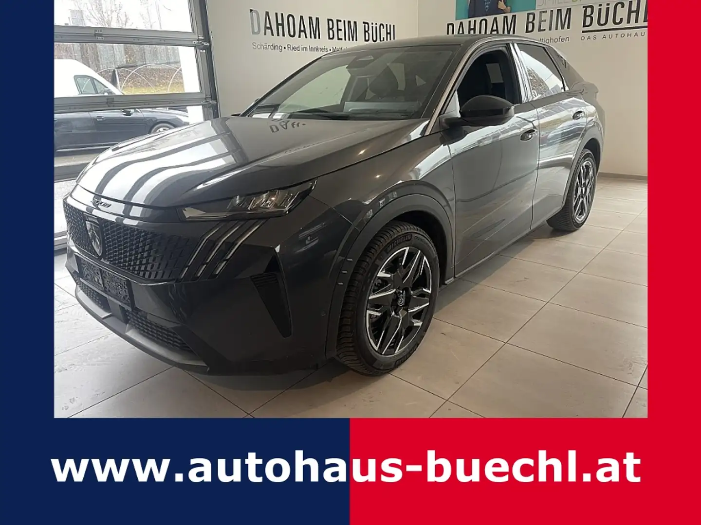 Peugeot 3008 Hybrid 136 E-DCS6 Allure Aut. Grau - 1