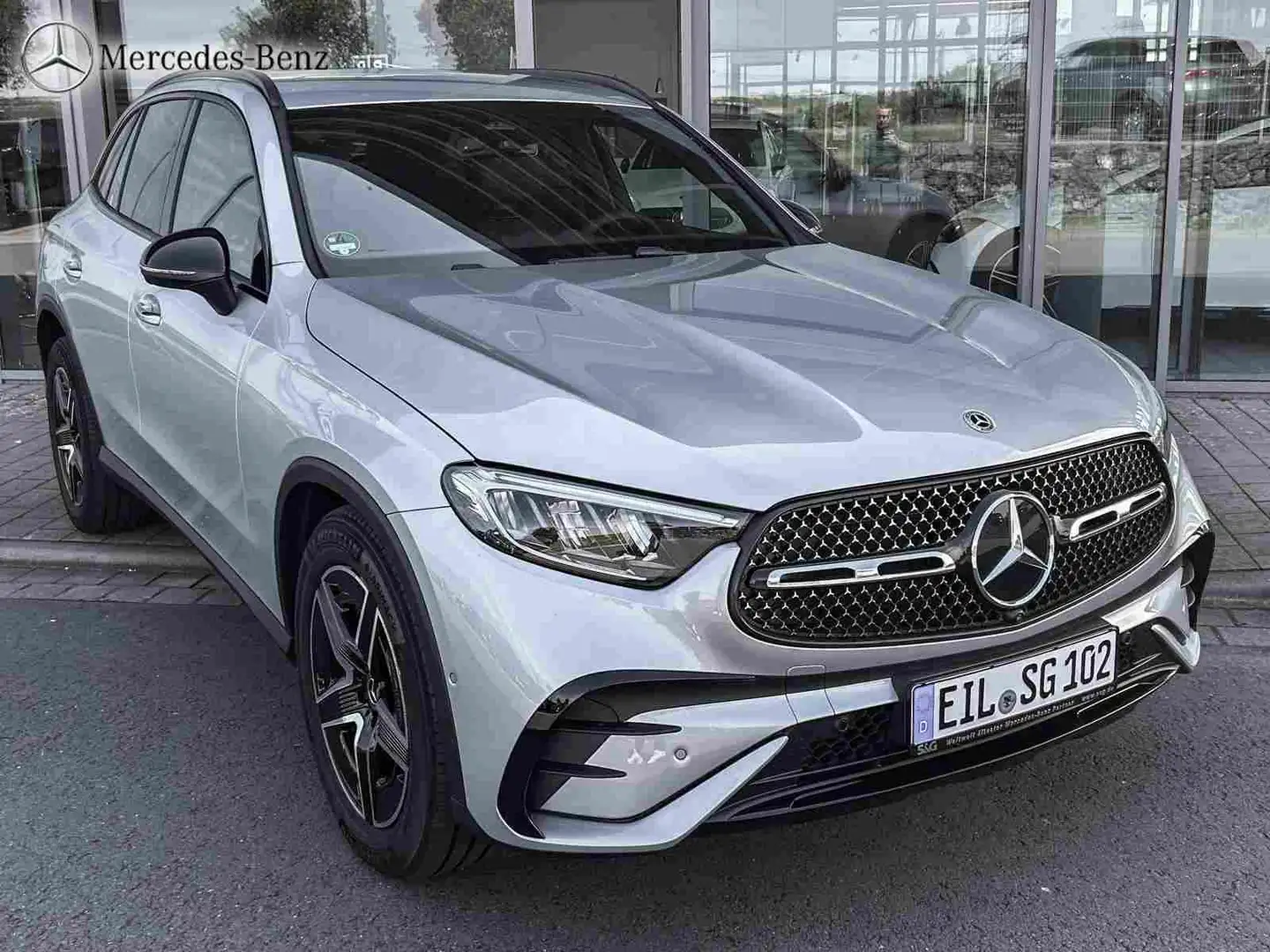 Mercedes-Benz GLC 200 d 4M AMG MBUX+360°+LED+AHK+Night+Distron Silber - 2