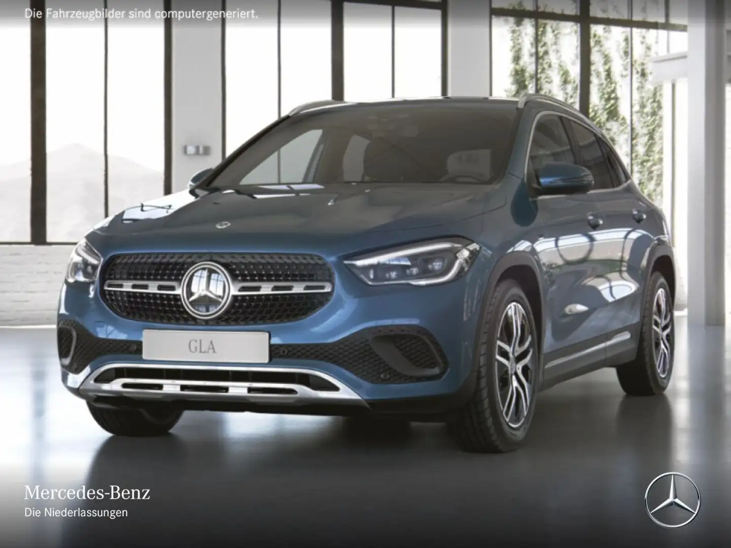 Mercedes-Benz GLA 250 e PROGRESSIVE+MULTIBEAM+FAHRASS+KAMERA+8G Blau - 2