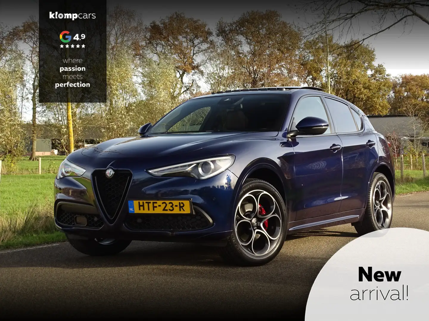 Alfa Romeo Stelvio 2.0 T AWD 310PK Veloce | Carplay | Customized | Sc Blauw - 1