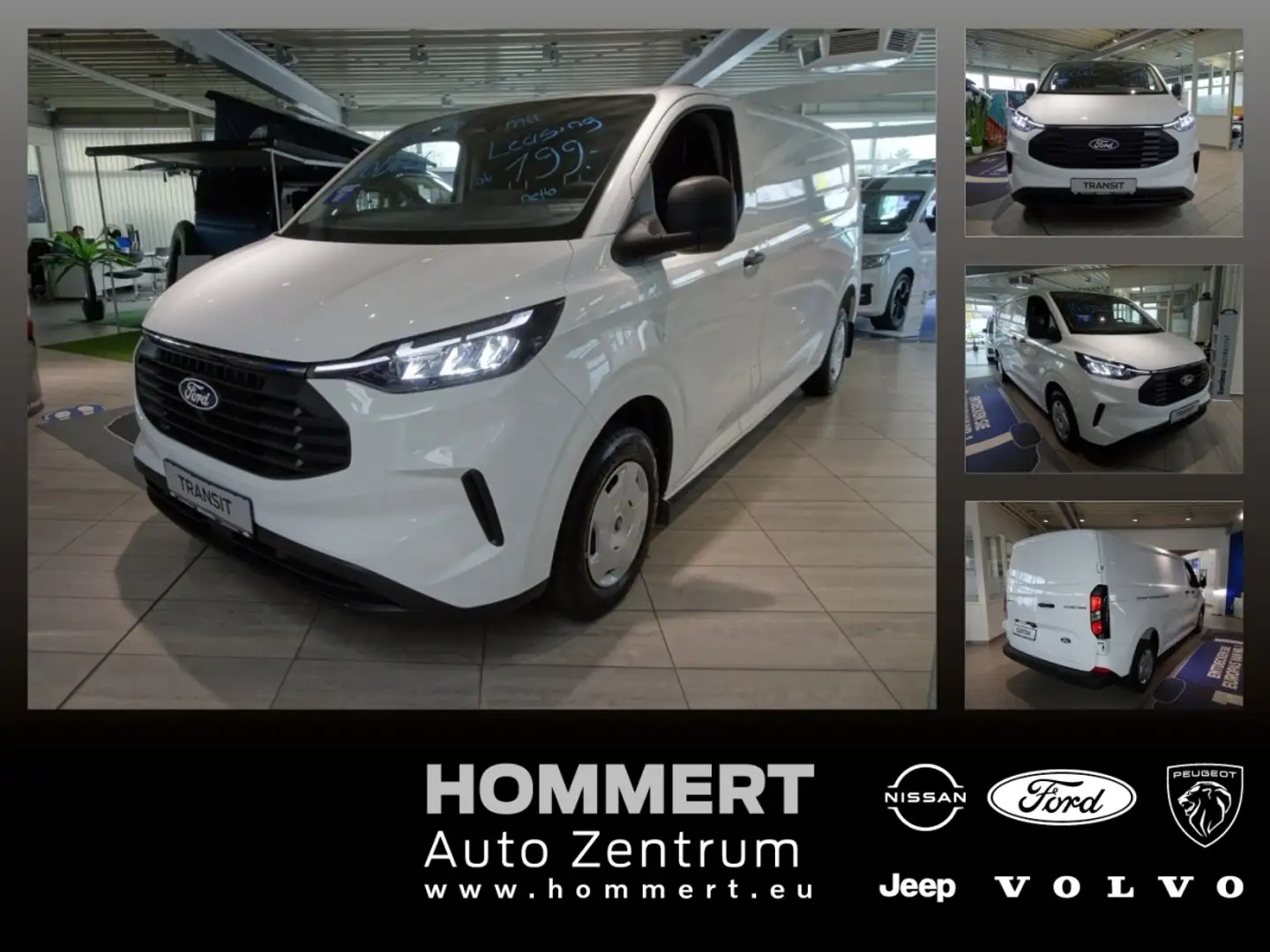 Ford Transit Custom Kasten 280 L2 Trend AHK*NAVI*SHZ Bianco - 1