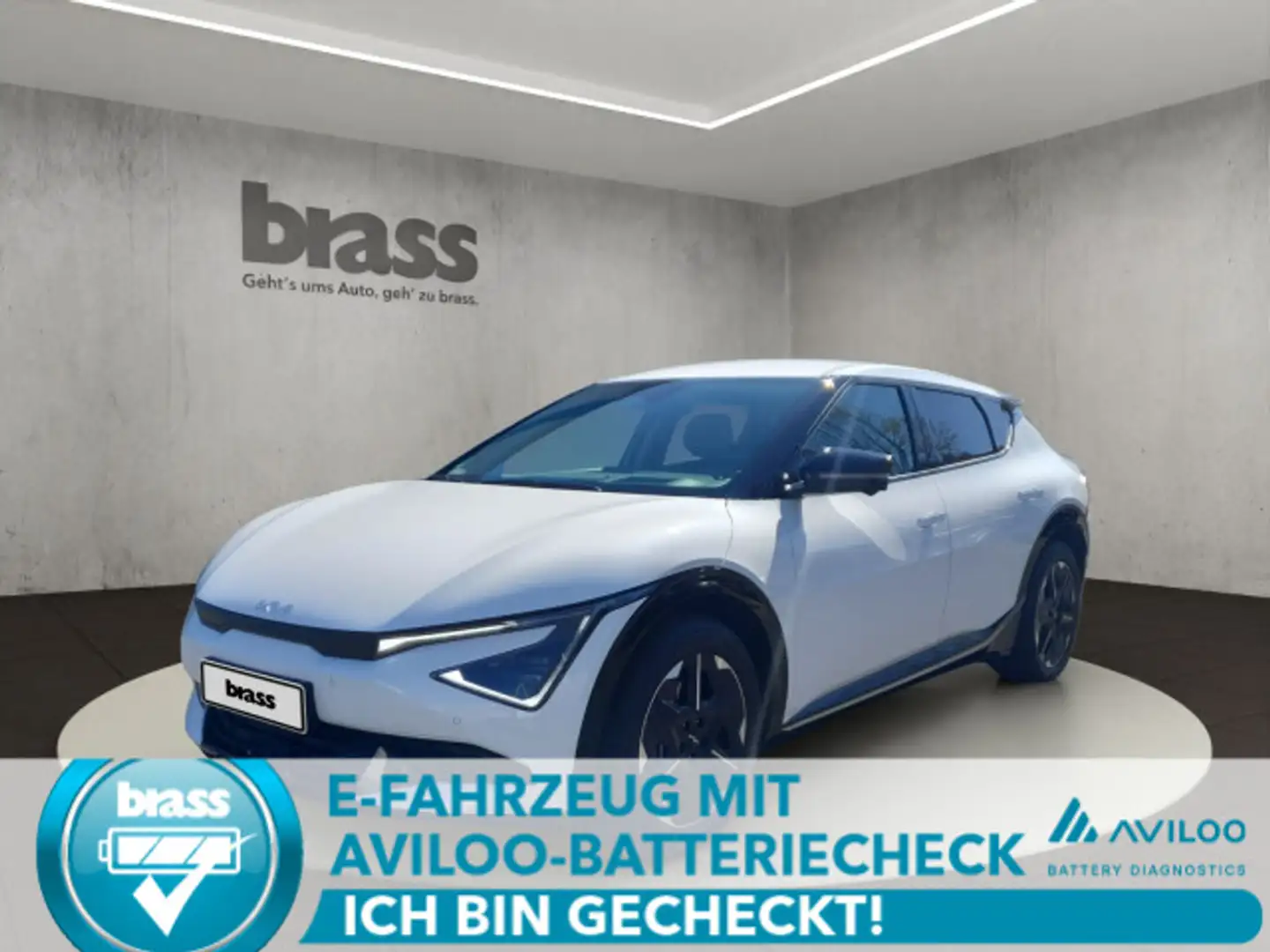 Kia EV6 PE EARTH 84 kWh RWD Wärmepumpe Comfortp. Sou Weiß - 1
