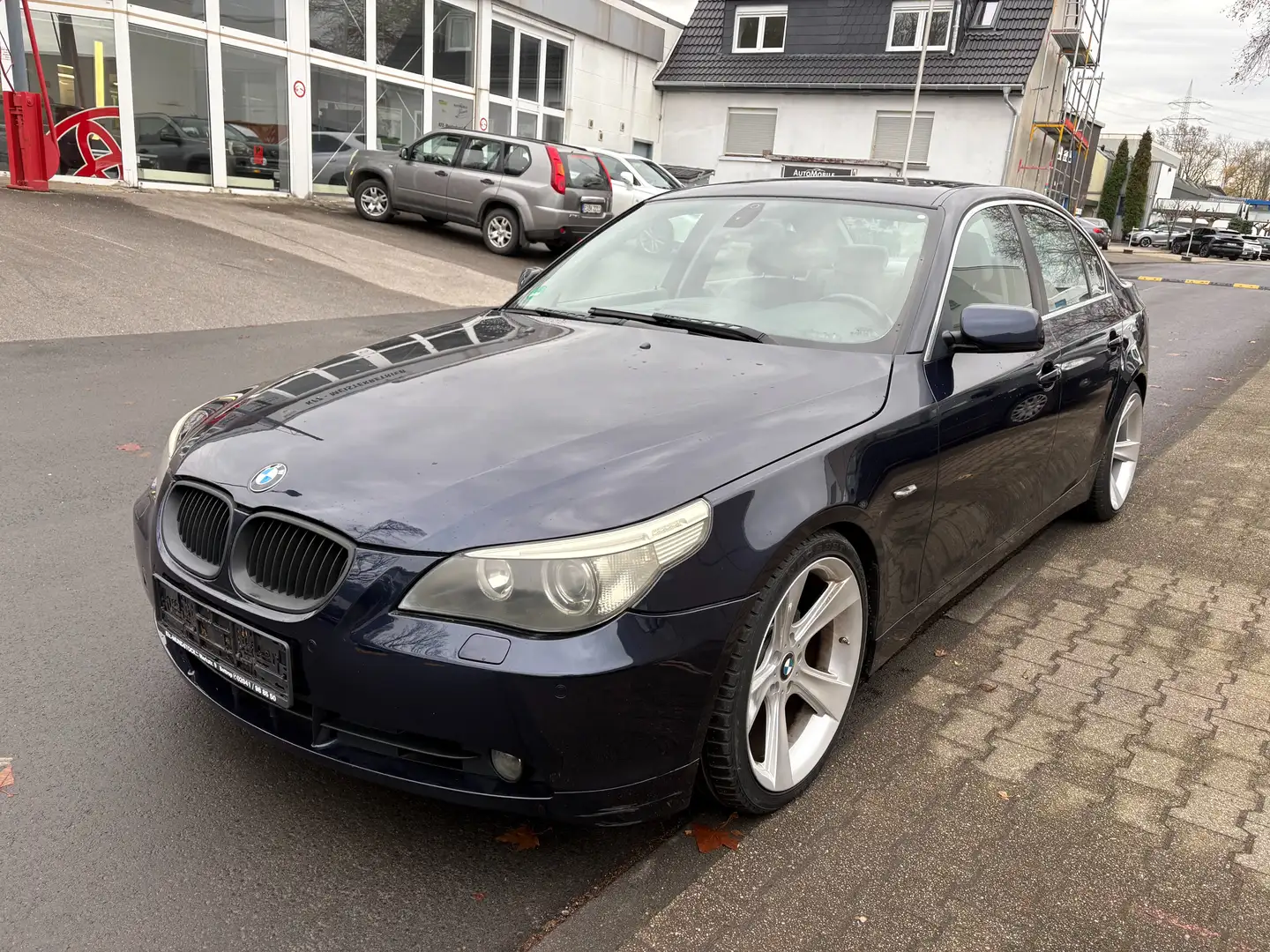 BMW 525 525i e60 Limousine Blauw - 1