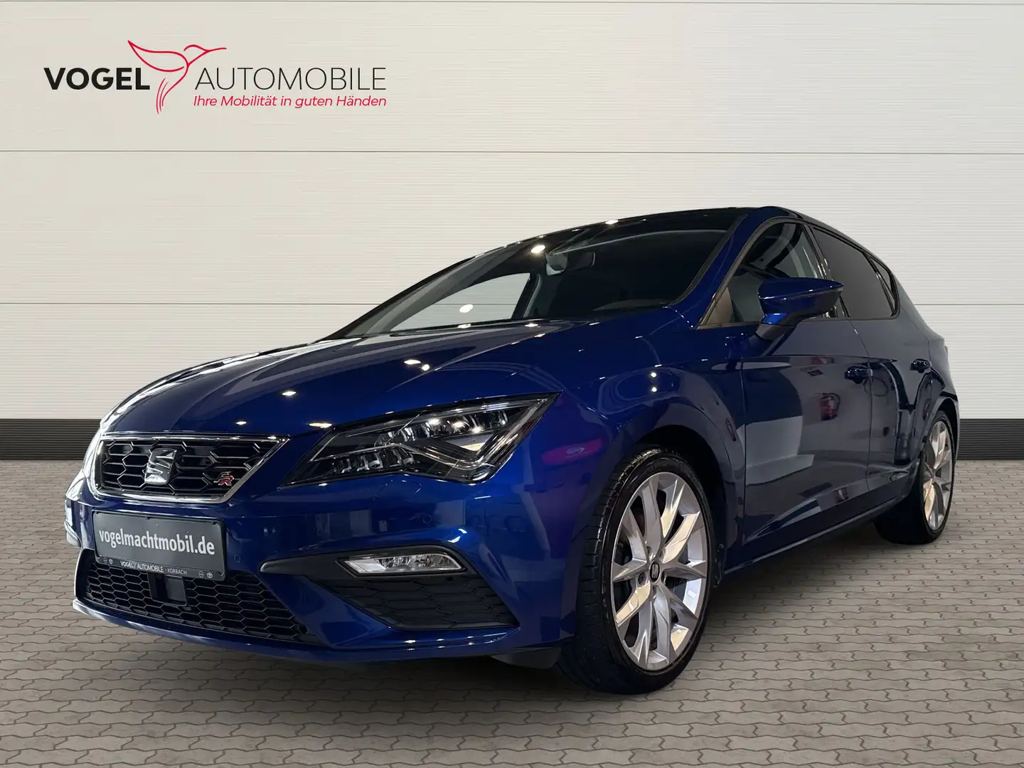 SEAT Leon 1.5 TSI FR +Alcant.+Navi+Kam.+LED+ACC+PDC Blau - 1
