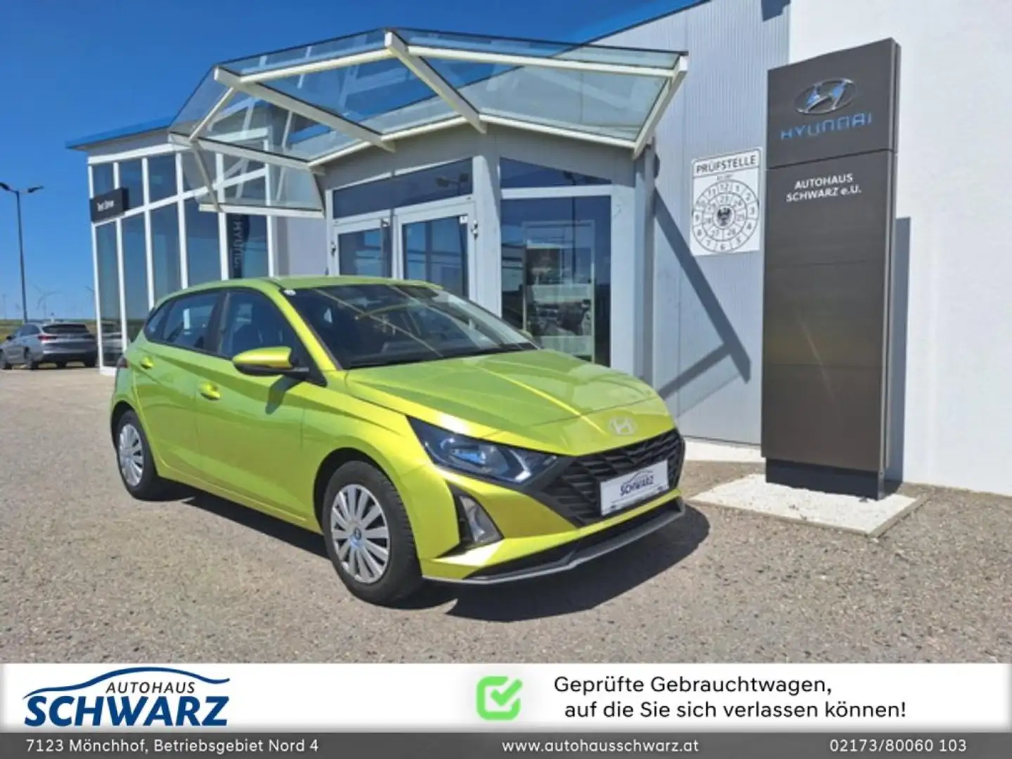 Hyundai i20 1,2 MPI i-Line Gelb - 1