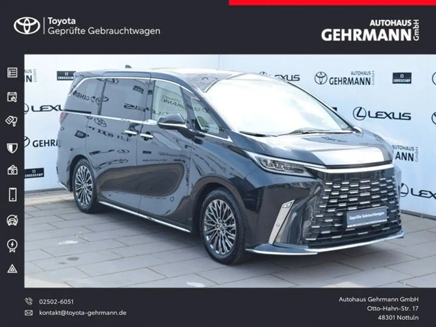 Lexus LM 350 h Luxury Fekete - 1