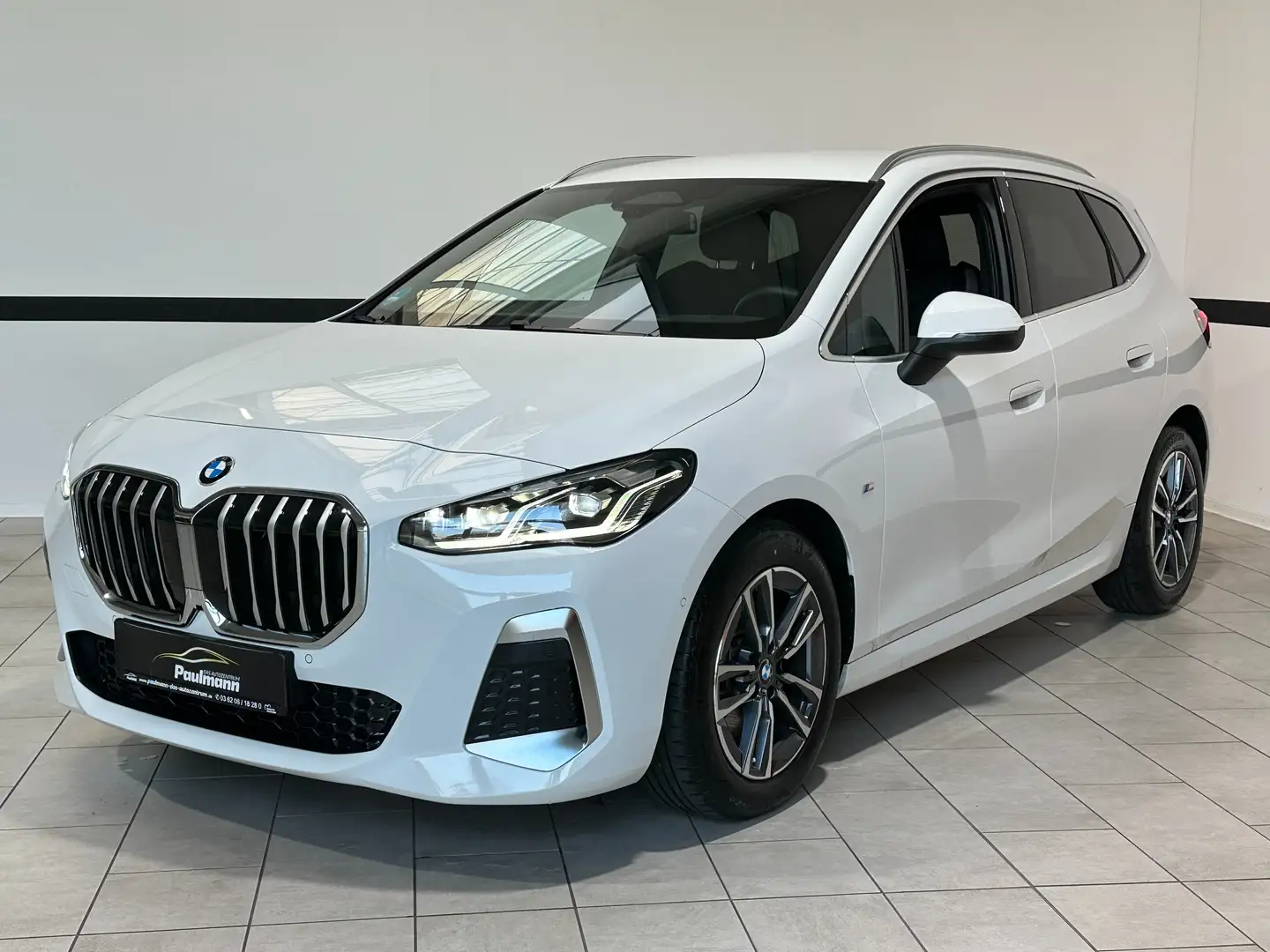BMW 218 218i Aut. Active Tourer M-SPORT Navi*LED*Leder*1Hd Blanc - 1