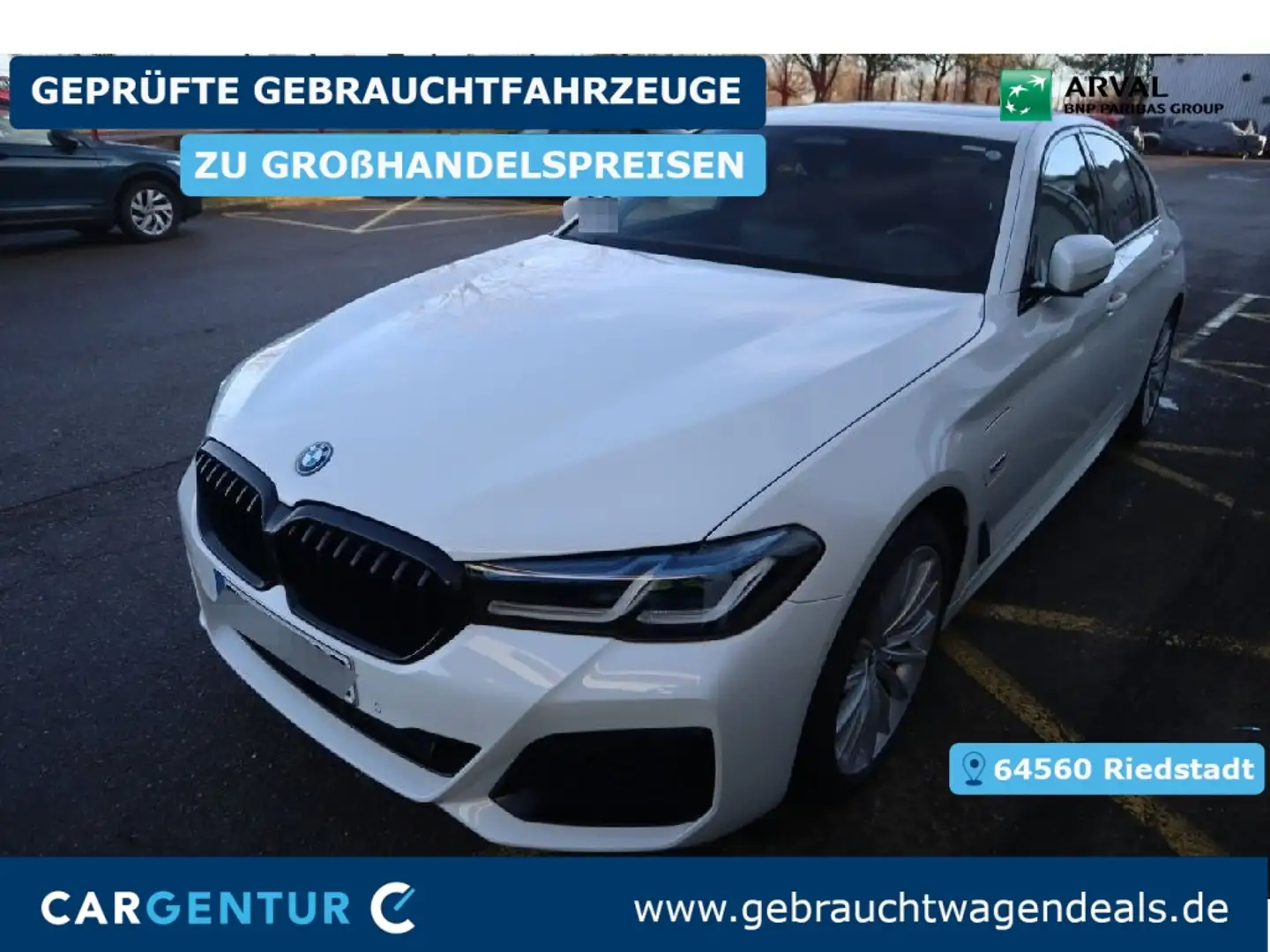 BMW 545 e xDrive M Sport Inno S-Dach SpoSi Blanc - 1