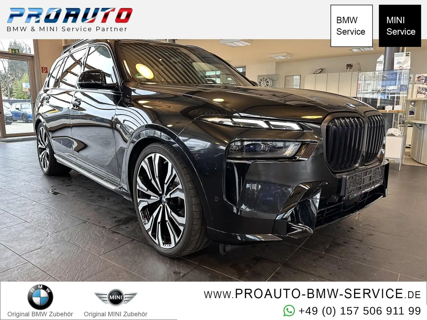 BMW X7 xDrive 40d M Sport SkyL/360°/Massage/A-LED/23" Schwarz - 1