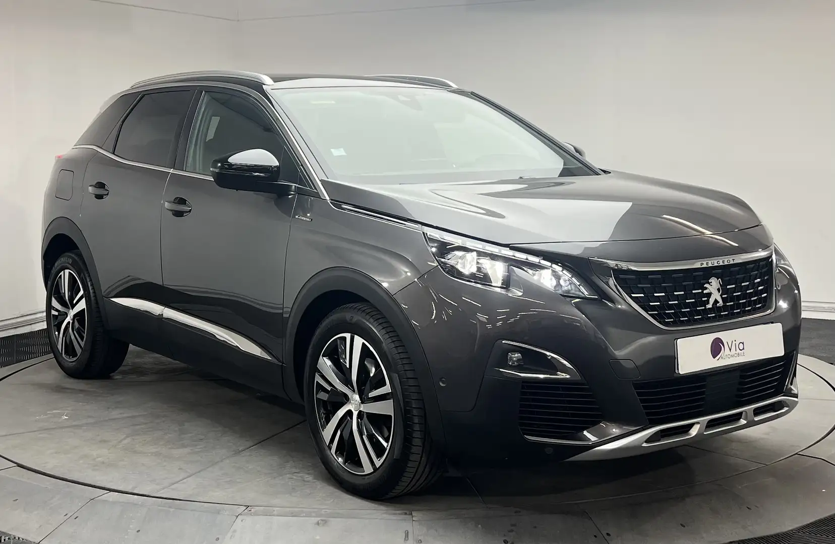 Peugeot 3008 BlueHDi 130ch S\u0026amp;S BVM6 GT Line - distrib ok -Suivi complet Peugeot Gris - 2