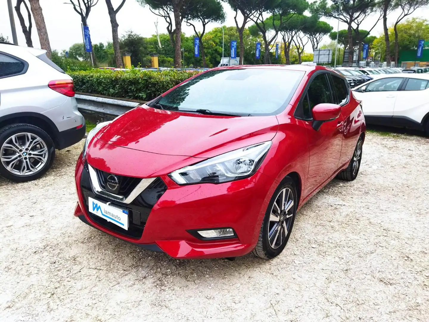 Nissan Micra 0.9cc IG-T 90cv NAVI TELECAM SENS PARK CERCHI Rosso - 2
