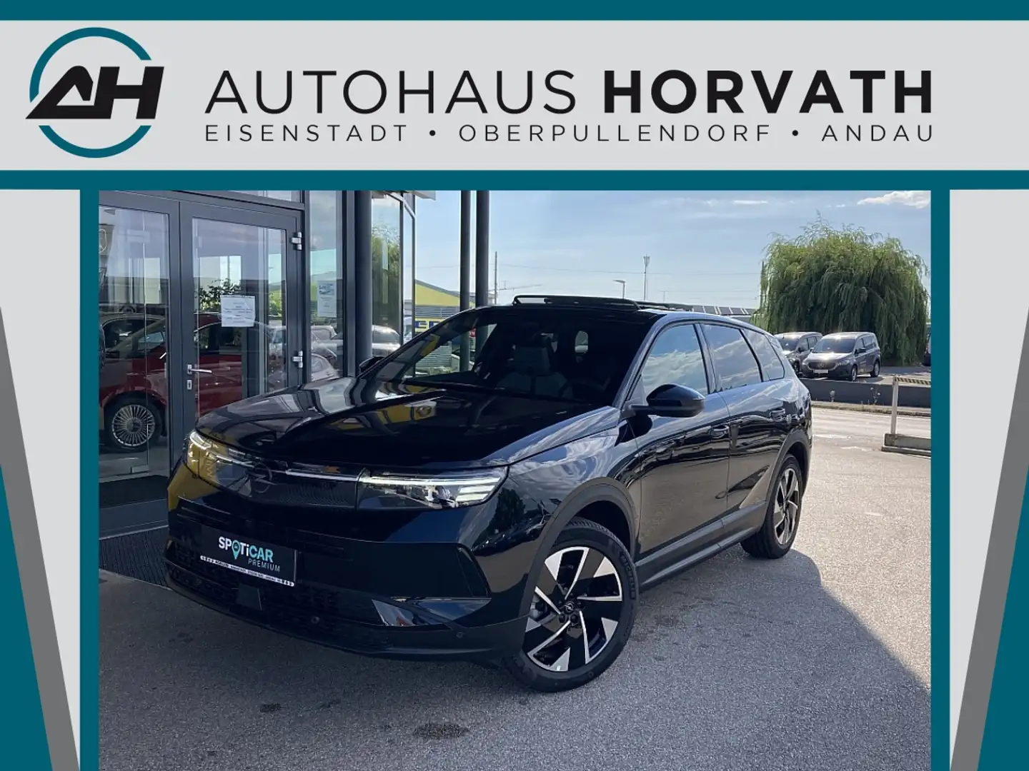 Opel Grandland 1.2 MHEV GS Aut.!LEDMATRIX,PANO,FOCAL,AHV,VOLL! Noir - 1
