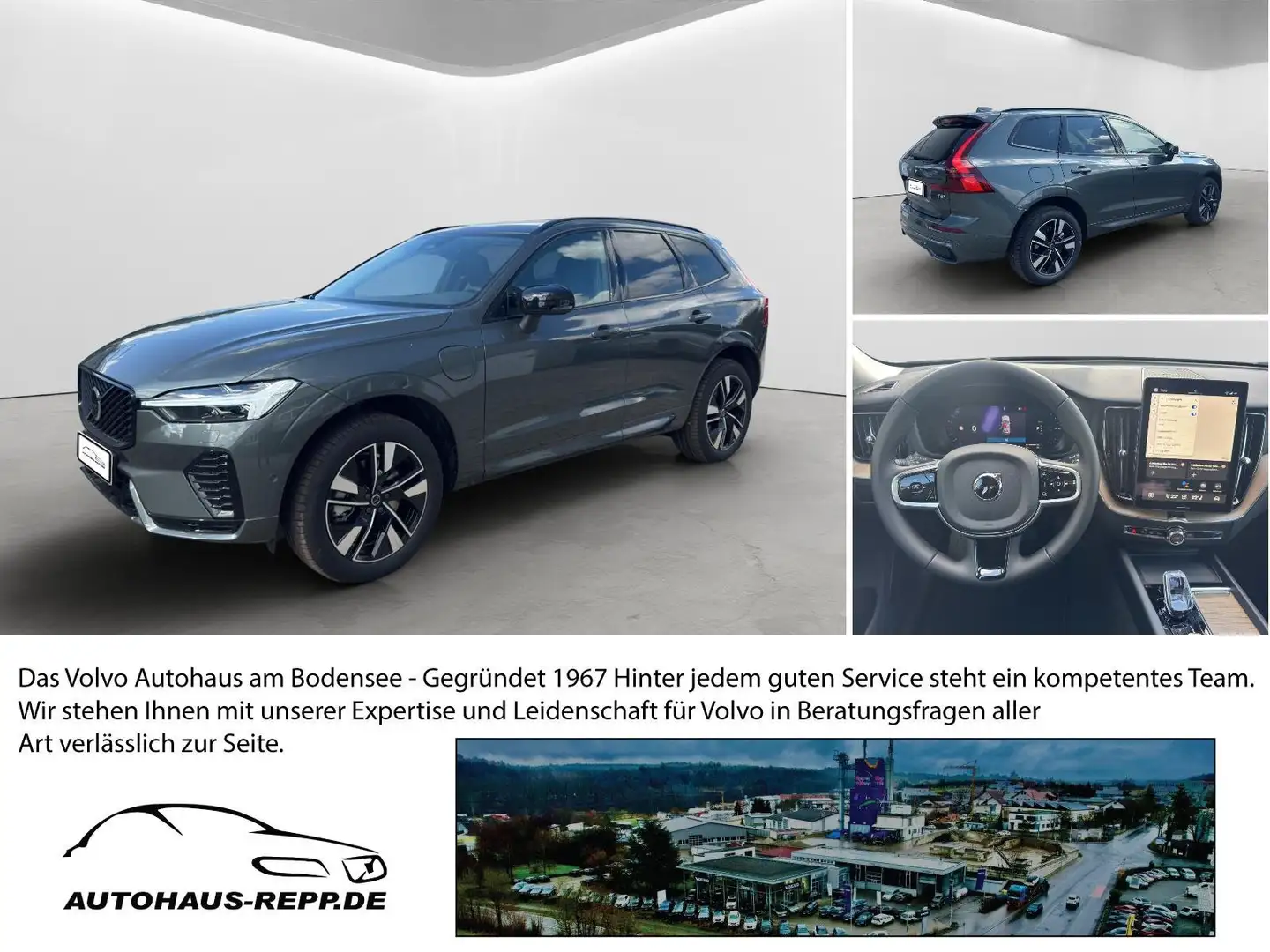 Volvo XC60 T8 Plus Dark Recharge Plug-In Hybrid AWD Groen - 1