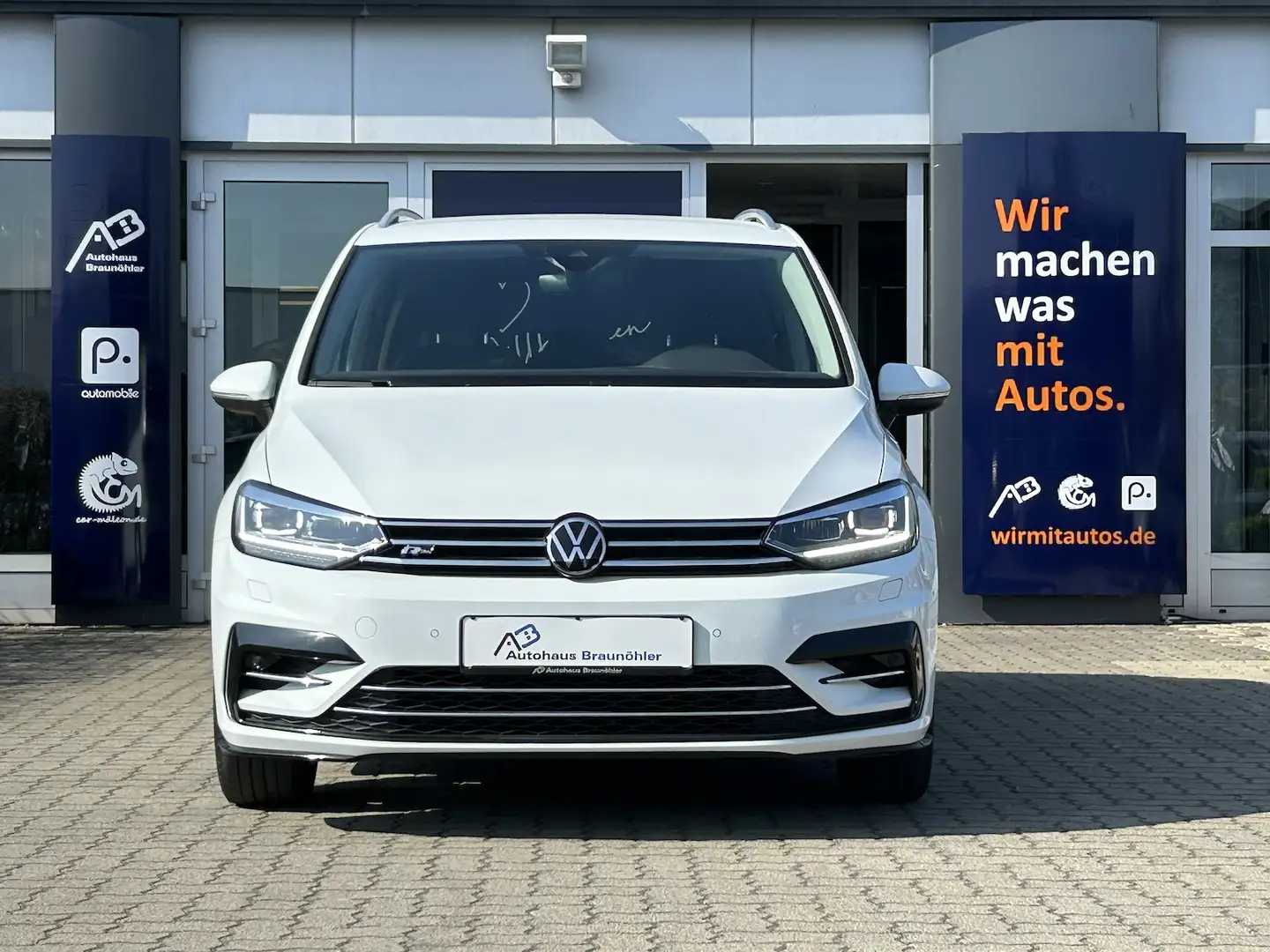 Volkswagen Touran Highline 1.5 TSI R-Line*AHK*ACC*Kamera*Keyless* Blanco - 1