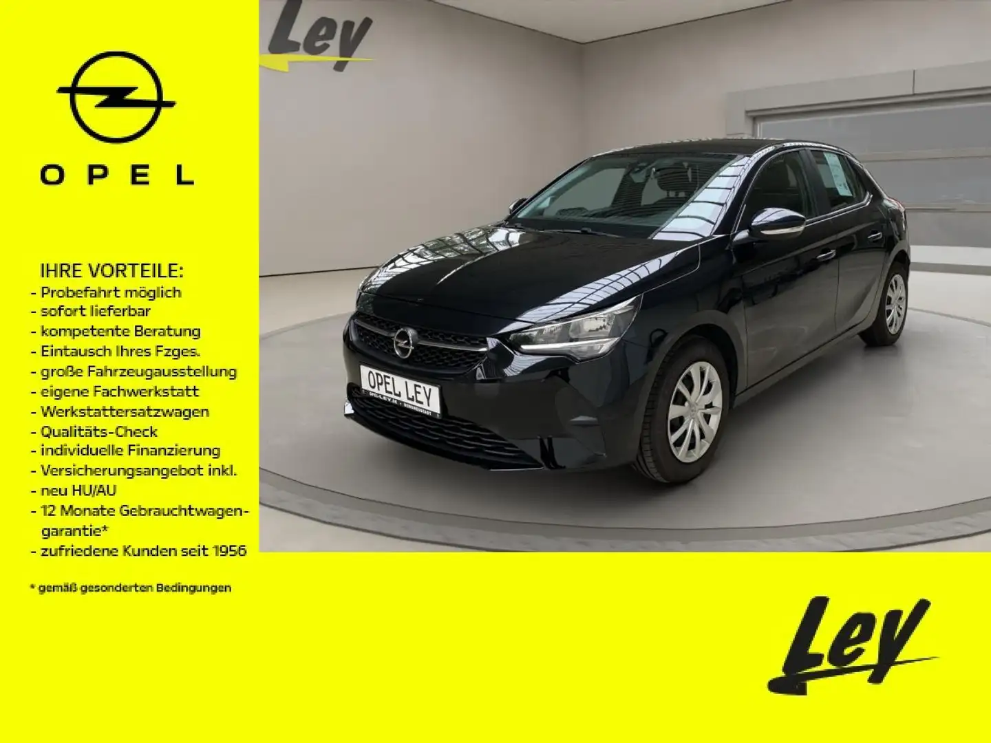 Opel Corsa Edition Schwarz - 1