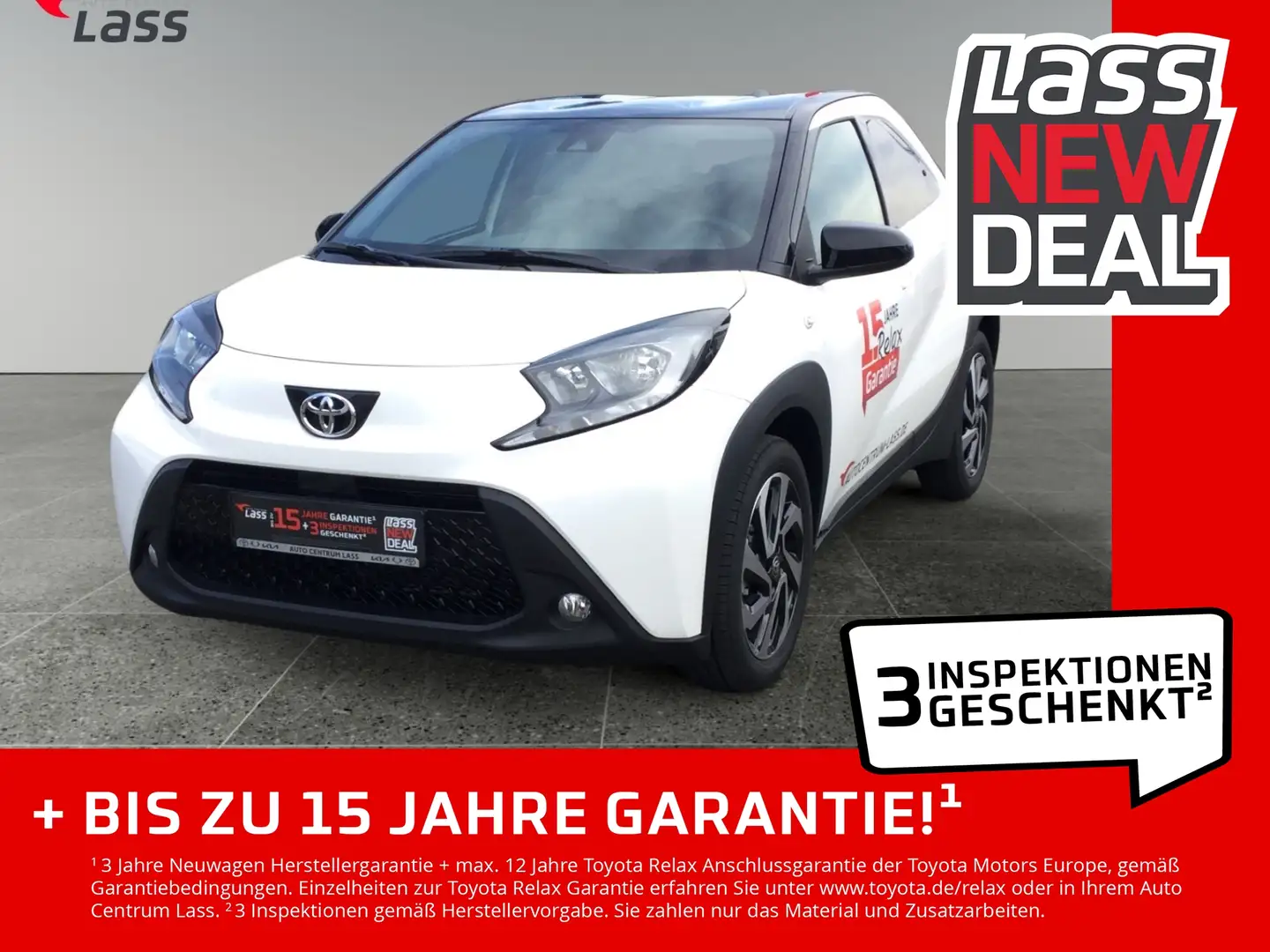 Toyota Aygo X 1.0 Black & White Automatik, Kamera! Weiß - 1