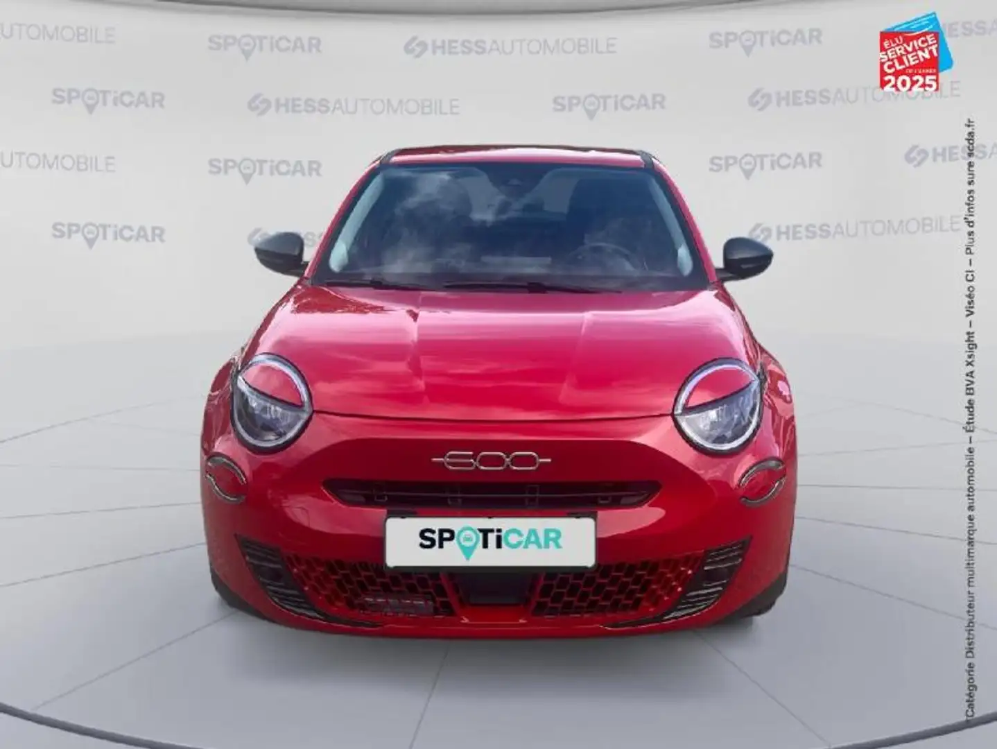 Fiat 600 1.2 Hybrid 100ch DCT6 Rouge - 2