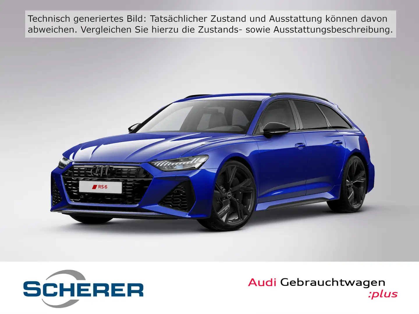 Audi RS6 RS6 Avant quattro HD MATRIX RS-AGA 280KMH RFK Blau - 1