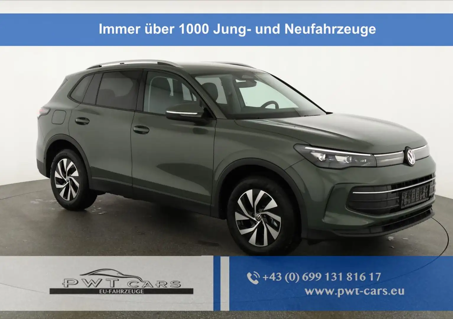 Volkswagen Tiguan 1.5 eTSI 110 kW Life DSG Life, Navi, AHK, easyO... Grün - 1