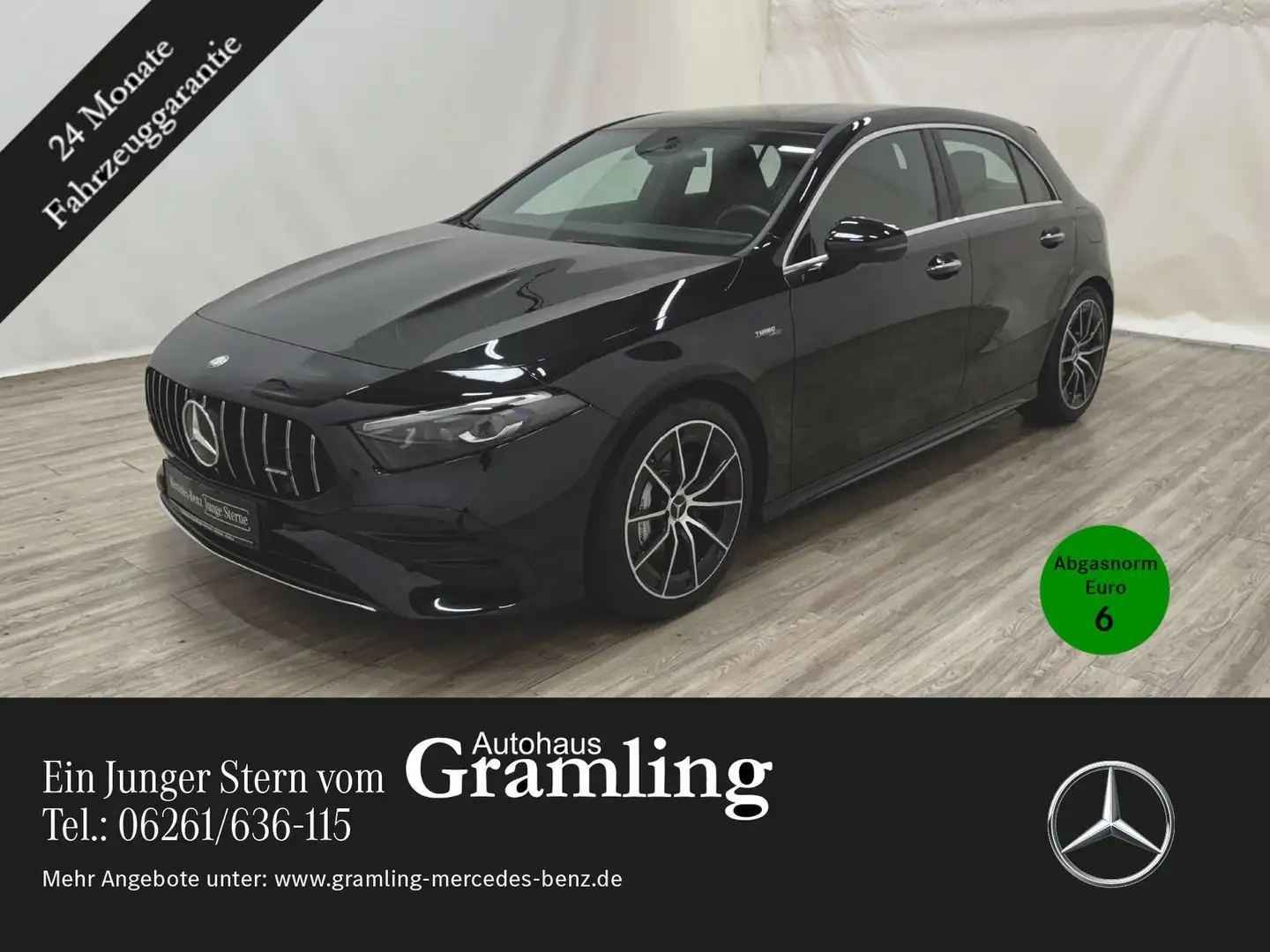 Mercedes-Benz A 35 AMG 4M Kamera*MULTIBEAM*Totwinkel*Ambienteb Zwart - 1