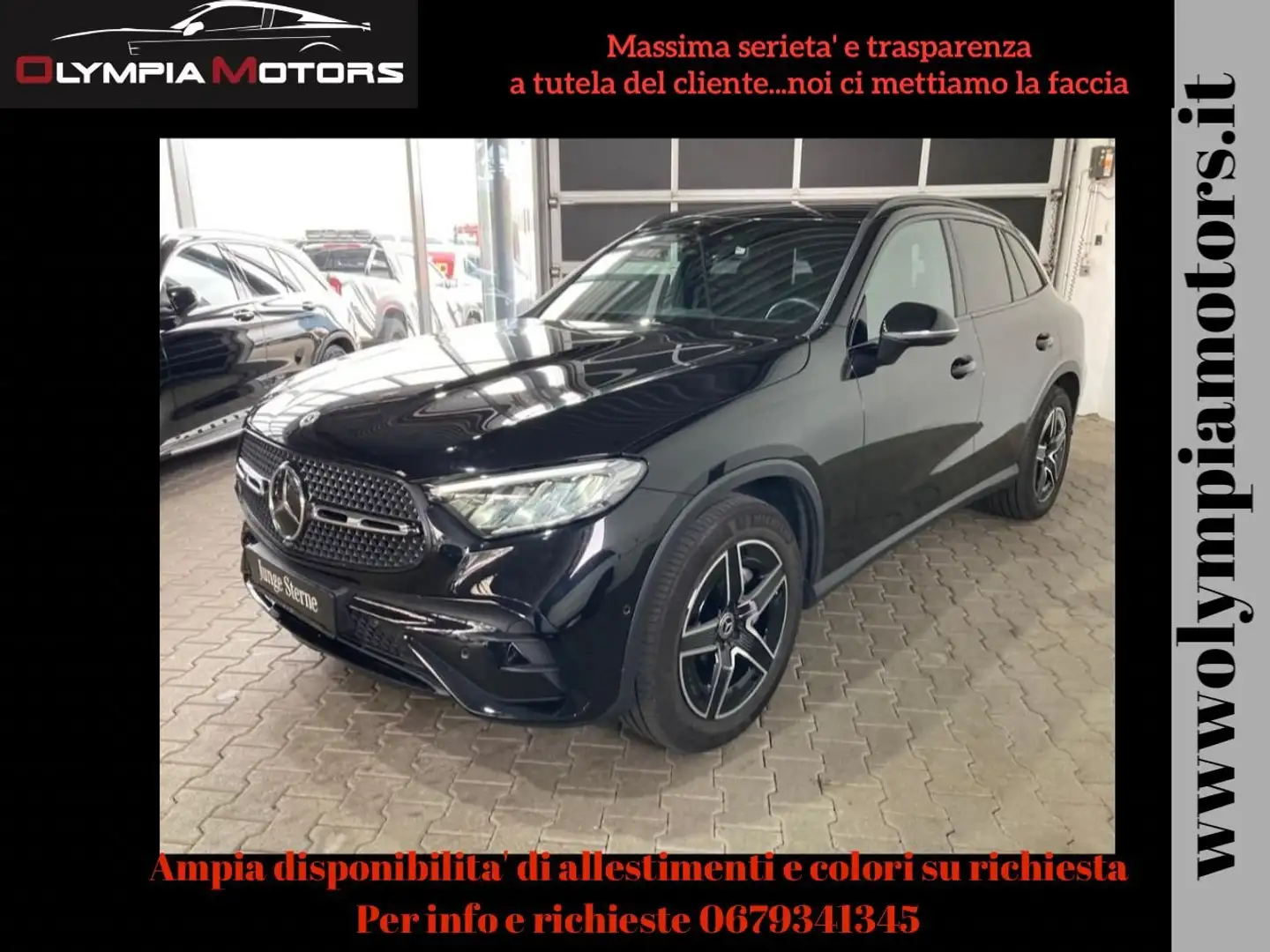 Mercedes-Benz GLC 220 D 4M PREMIUM AMG NIGHT TETTO NAVI LED KAMERA Nero - 1
